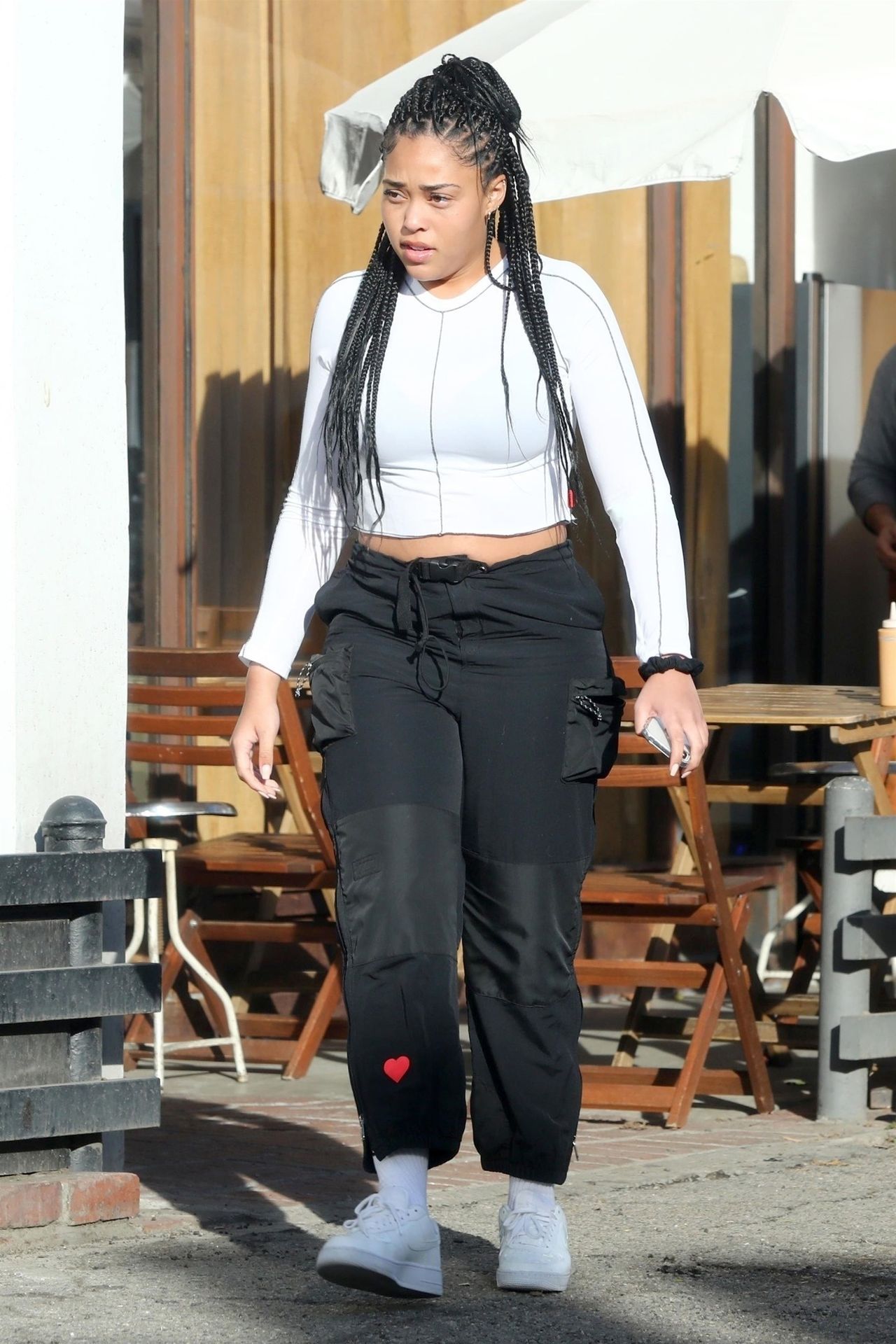 *EXCLUSIVE* Jordyn Woods keeps it sporty in West Hollywood Jordyn Woods