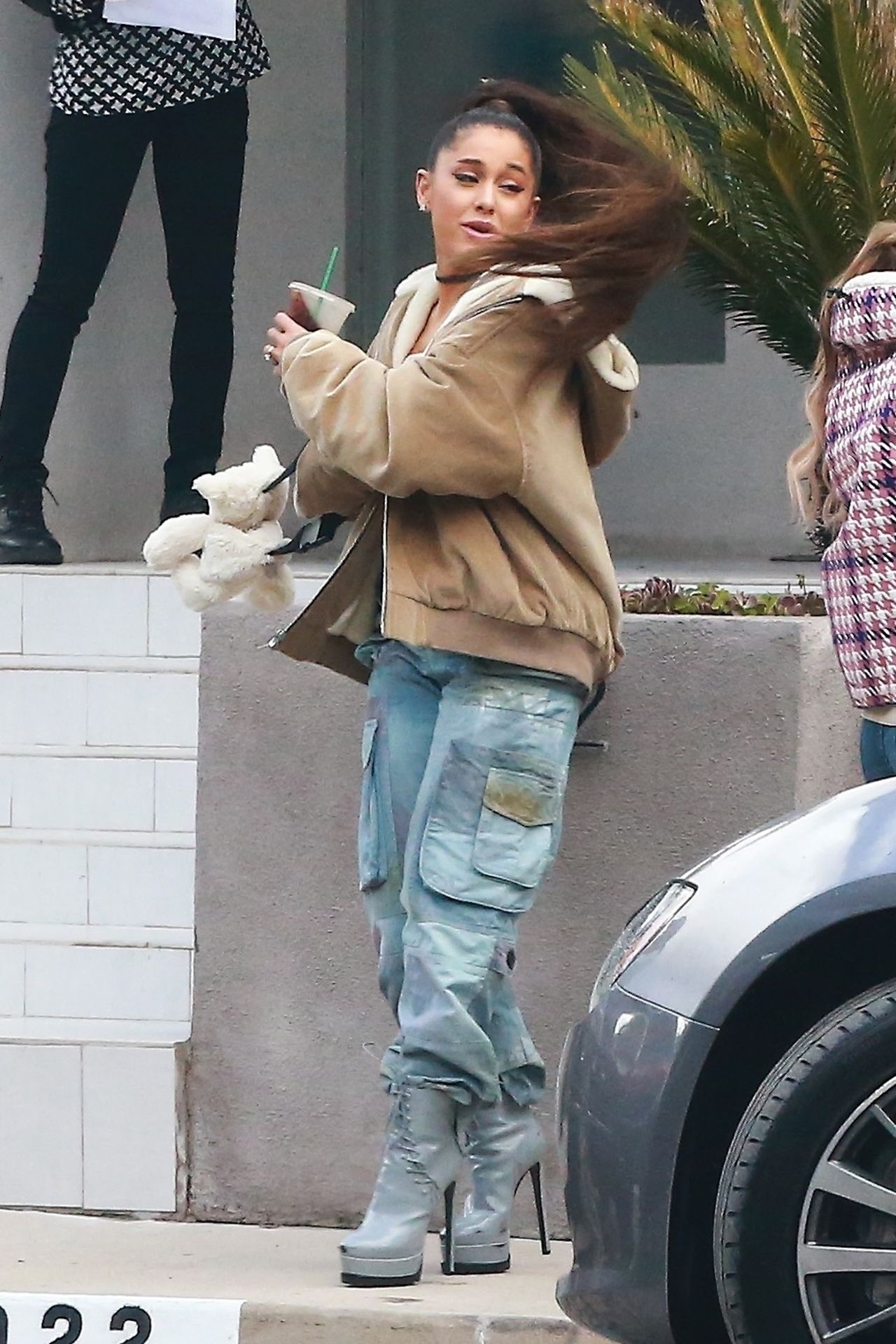 *EXCLUSIVE* Ariana Grande celebrates her album hitting #1 at a party in Beverly Hills Ariana Grande