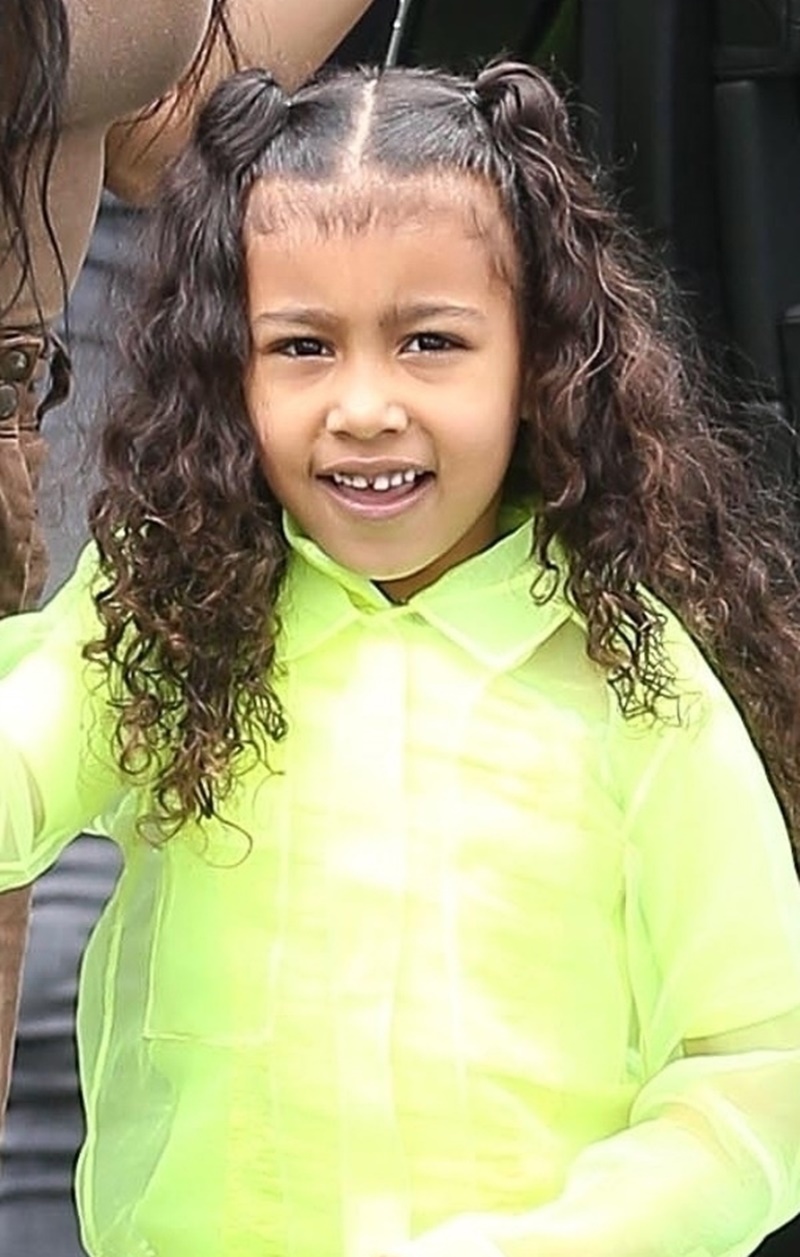 *EXCLUSIVE* Kim Kardashian arrives for church with North Kim Kardashian, North West