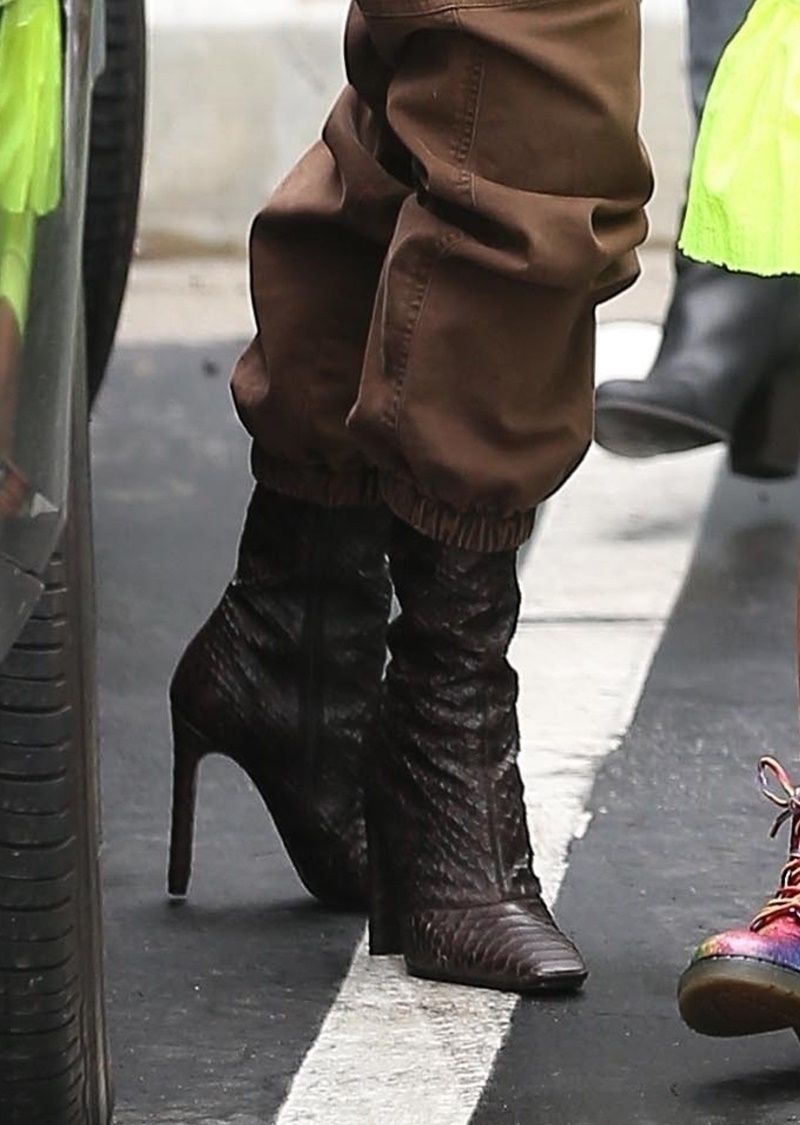 *EXCLUSIVE* Kim Kardashian arrives for church with North Kim Kardashian, North West