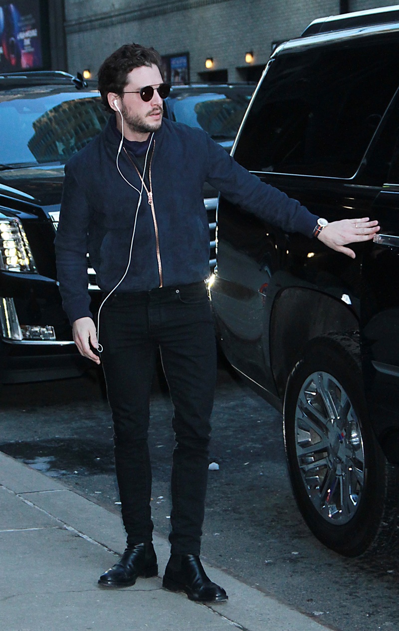 Kit Harington at The Late Show With Stephen Colbert Kit Harington