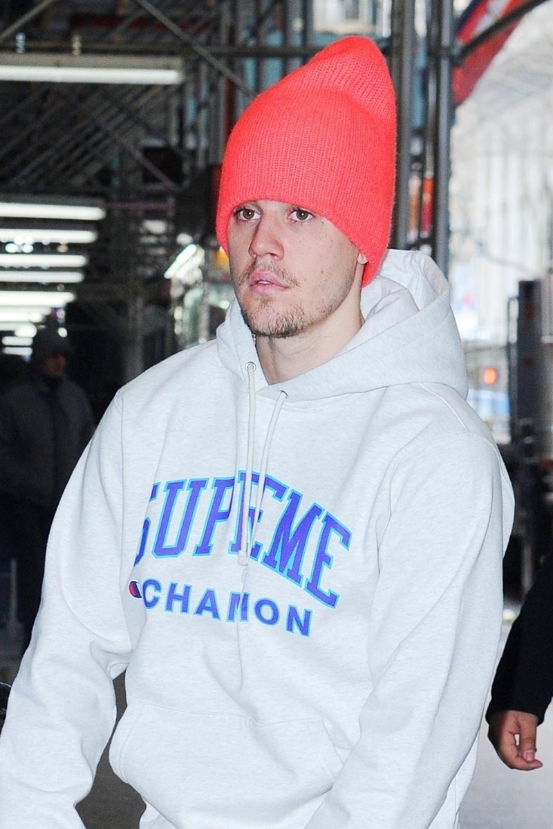 Justin Bieber out in Midtown, NY Justin Bieber