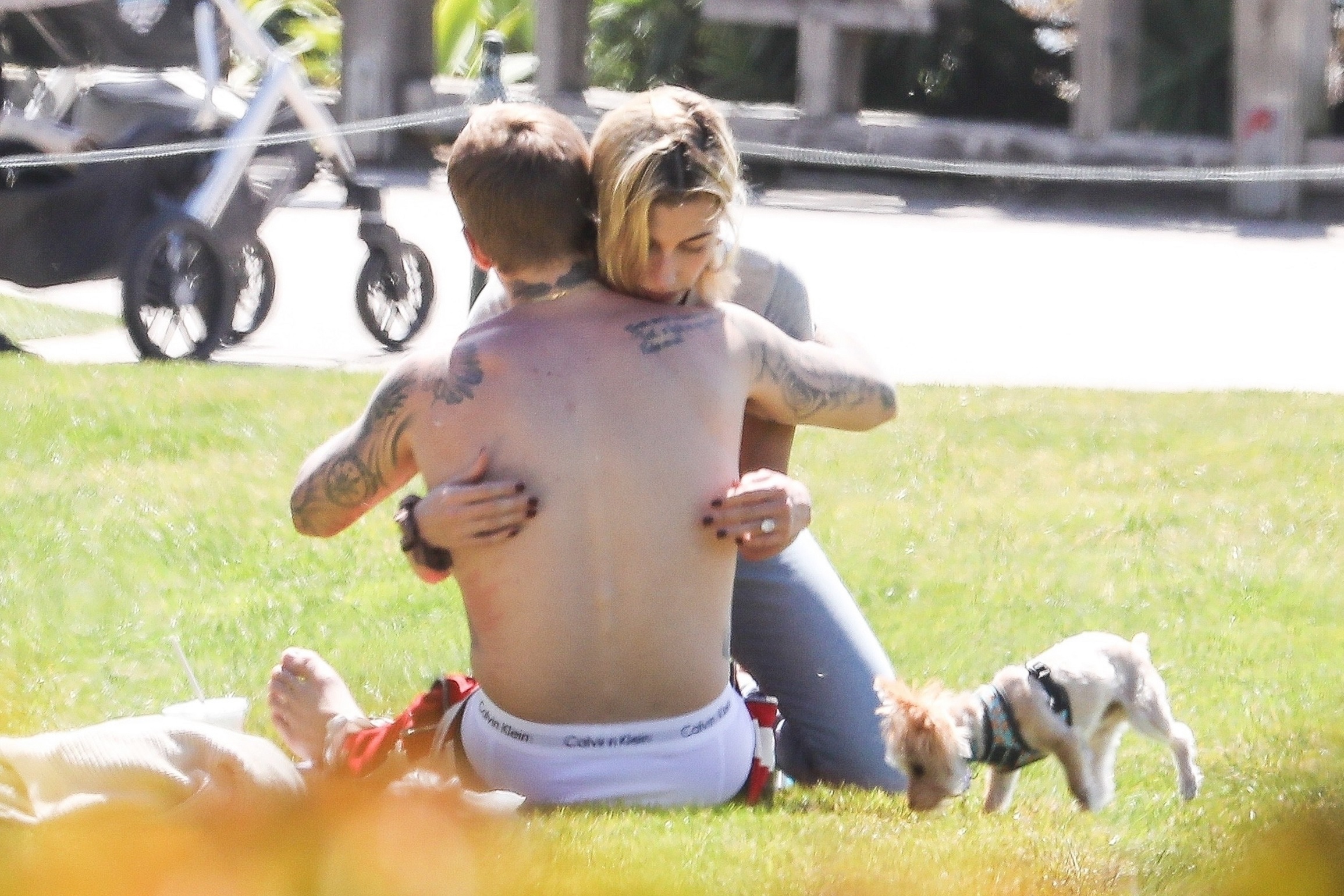 *EXCLUSIVE* A downcast Justin Bieber finds comfort in Wife Hailey Baldwin Justin Bieber, Hailey Baldwin