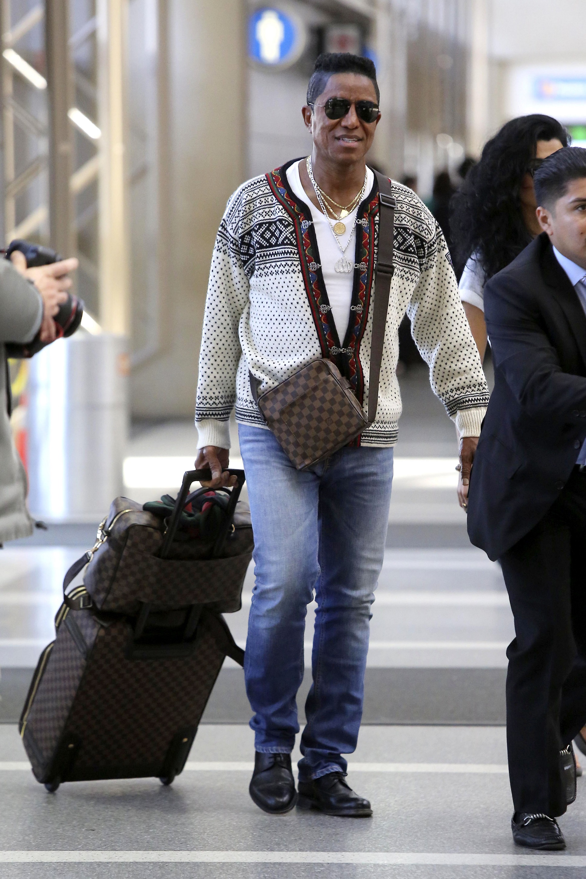 Jermaine Jackson and Halima plan on safe travels Jermaine Jackson