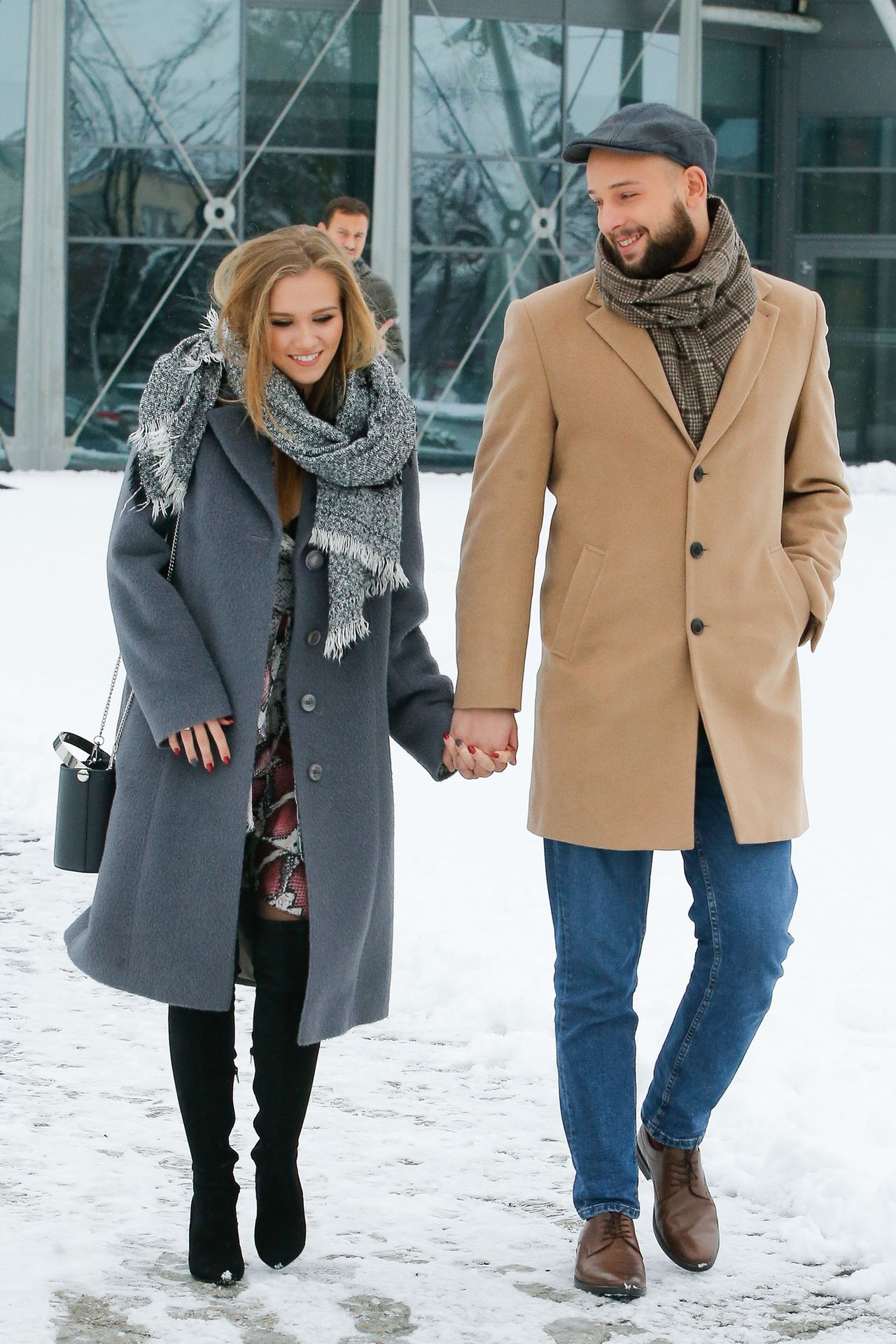 Agnieszka Kaczorowska z mężem Maciejem Pelą