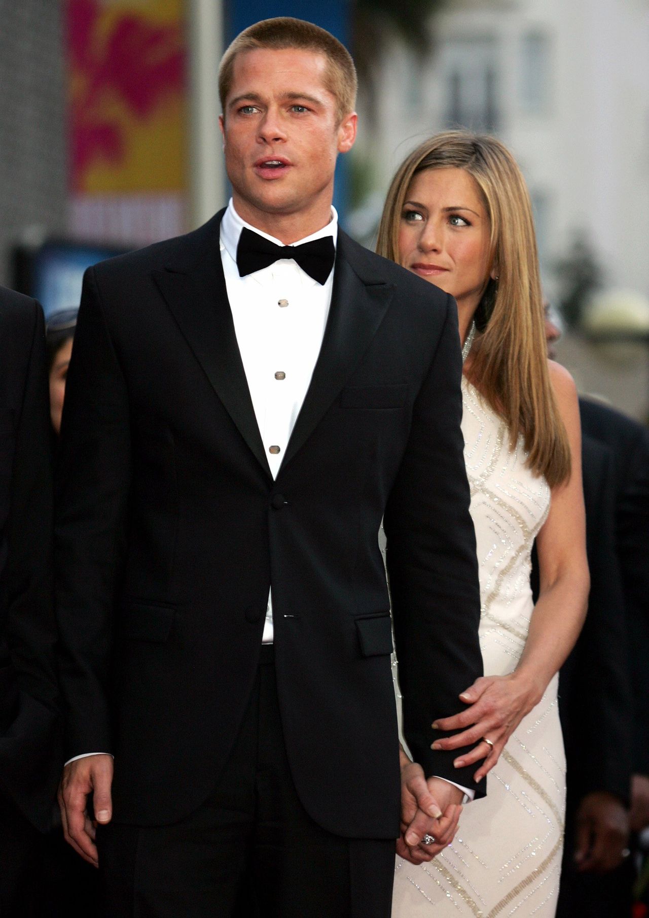 File photo of Brad Pitt and Jennifer Aniston at the 57th Cannes Film Festival
