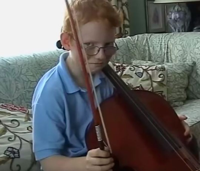 ed sheeran w dzieciństwie