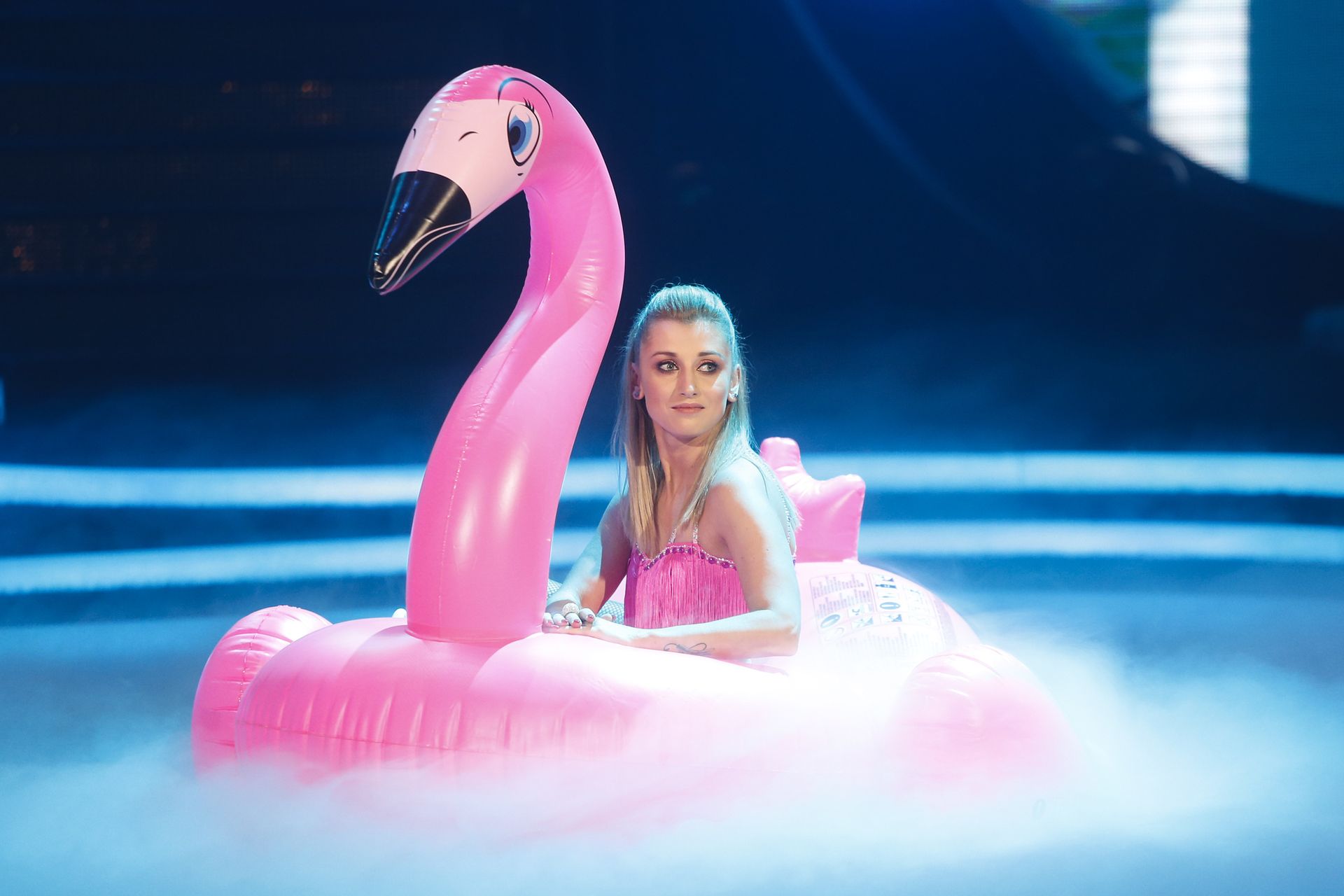 Justyna Żyła w Tańcu z gwiazdami 3 odcinek flaming