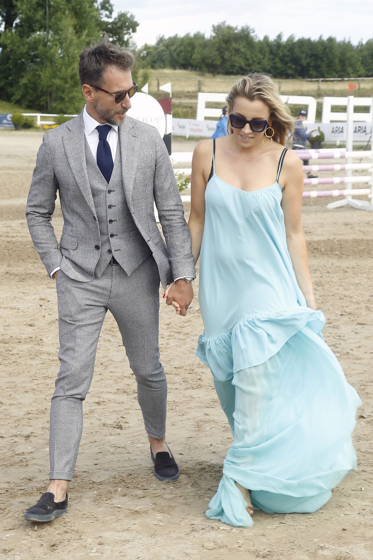 Karolina Ferenstein Kraśkoz mężem Piotrem Kraśki