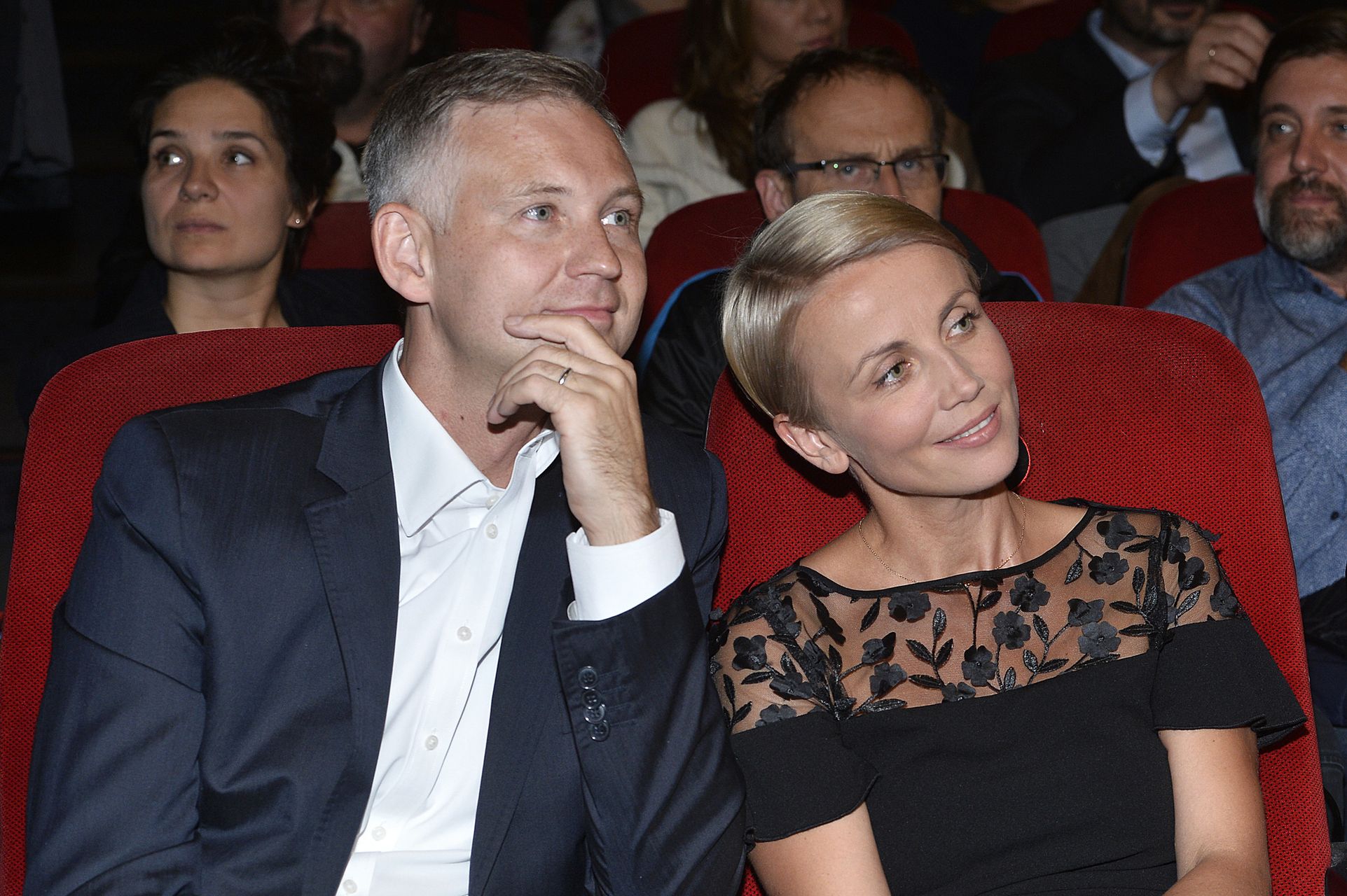 Katarzyna Zielińska z mężem