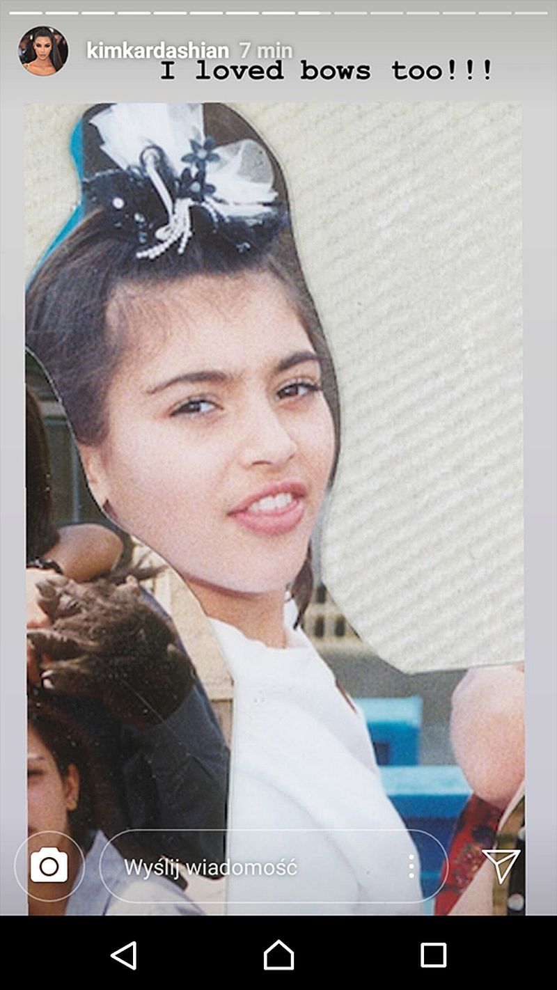 kim kardashian w młodości