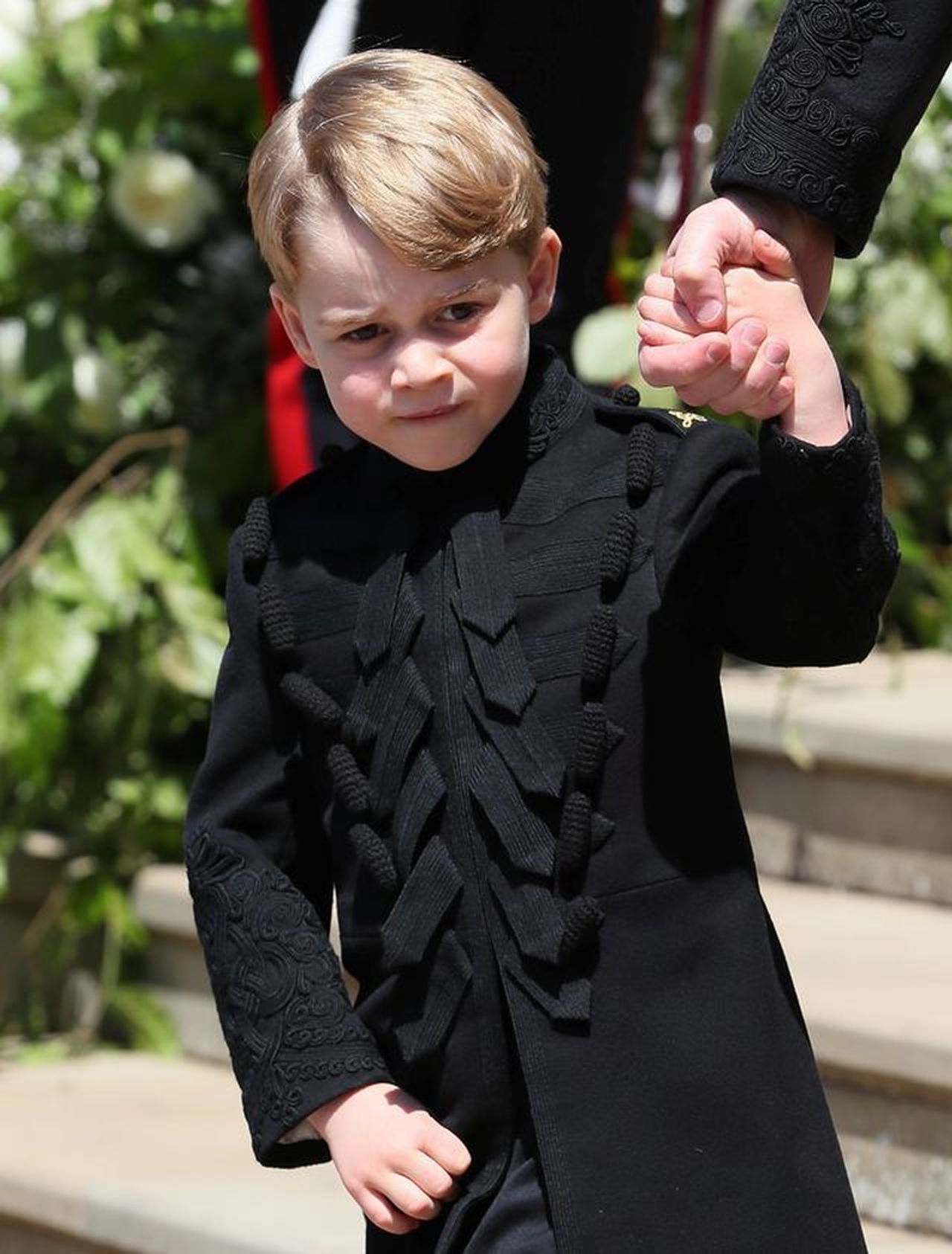 Książę George na ślubie Harry'ego