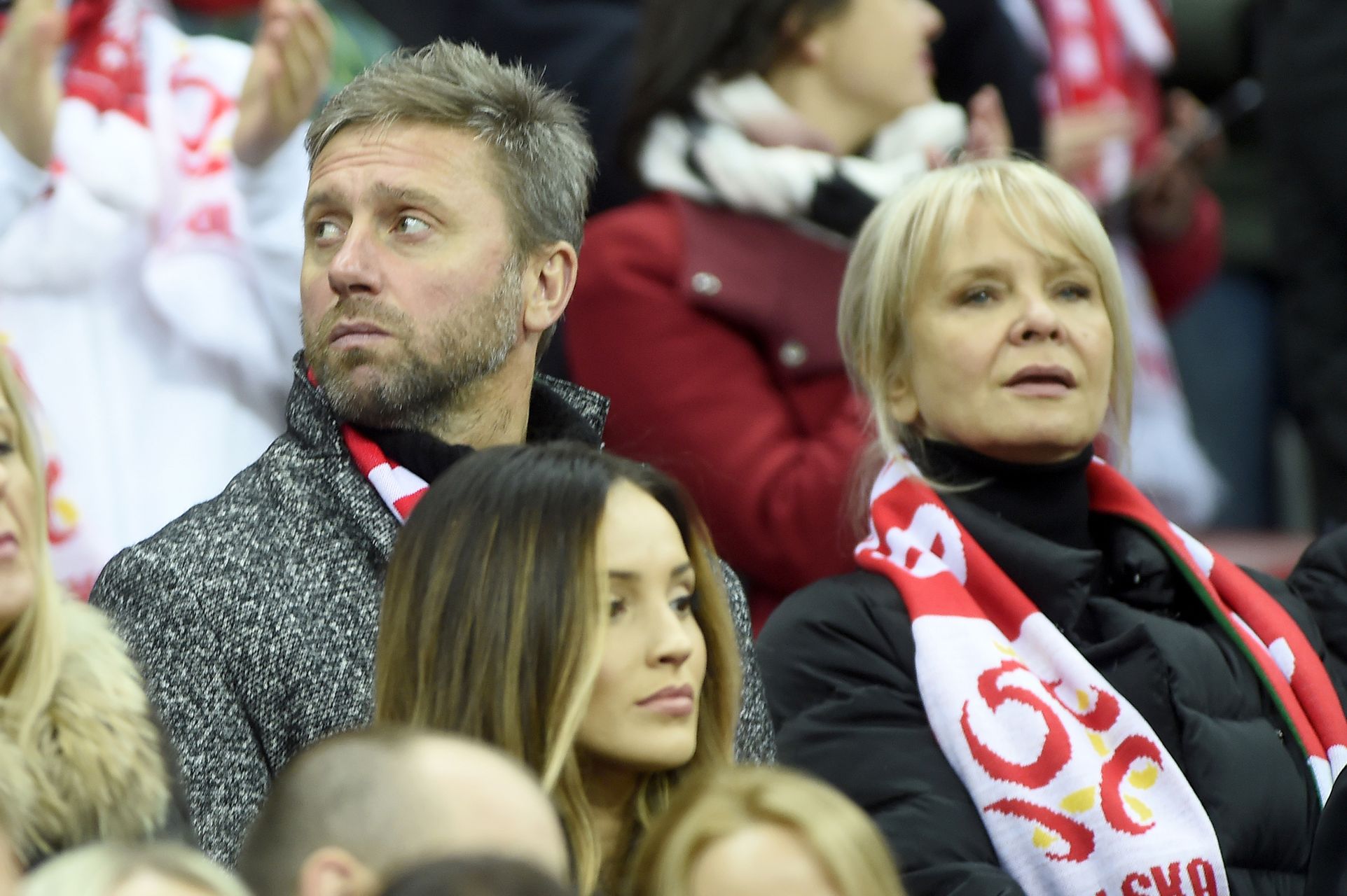 Marina Łuczenko na meczu