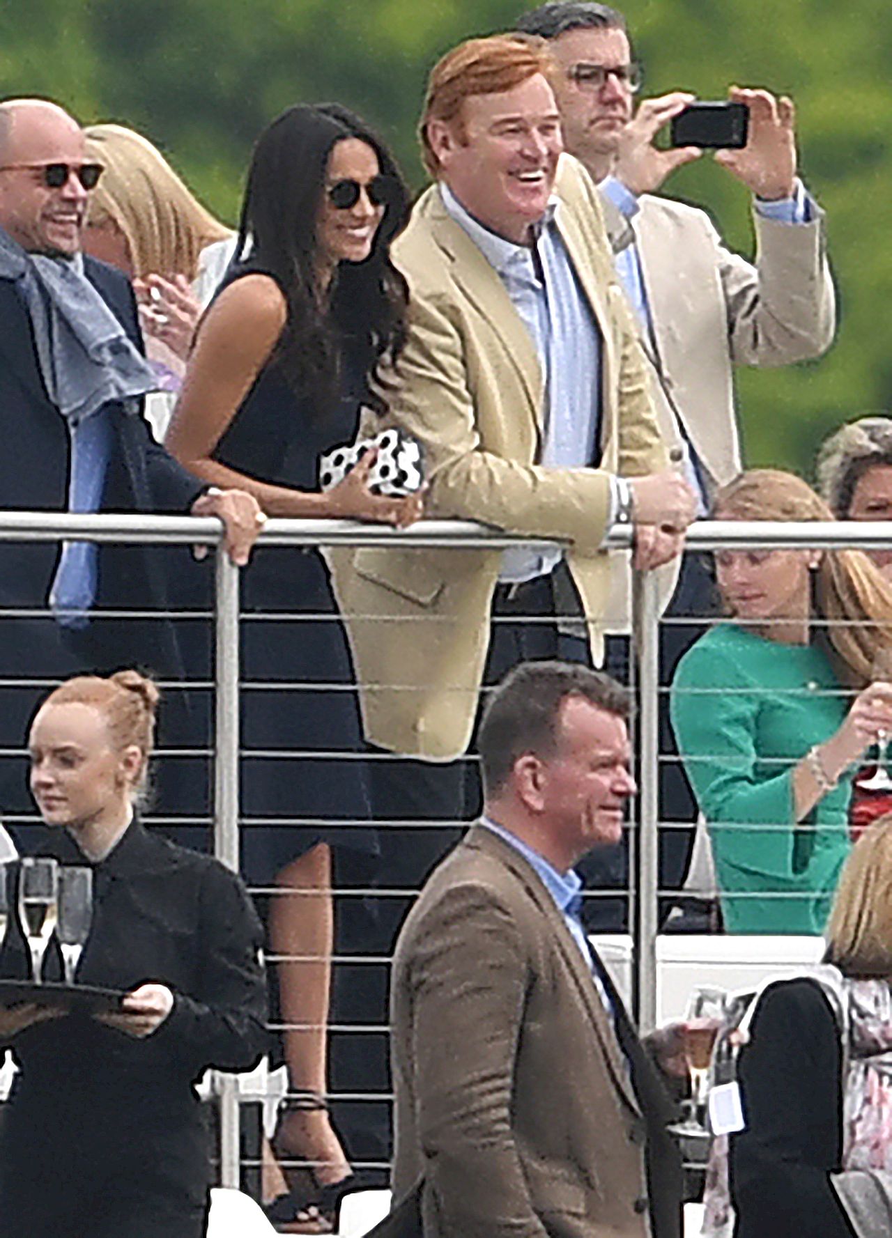Meghan Markle watches Prince Harry play polo