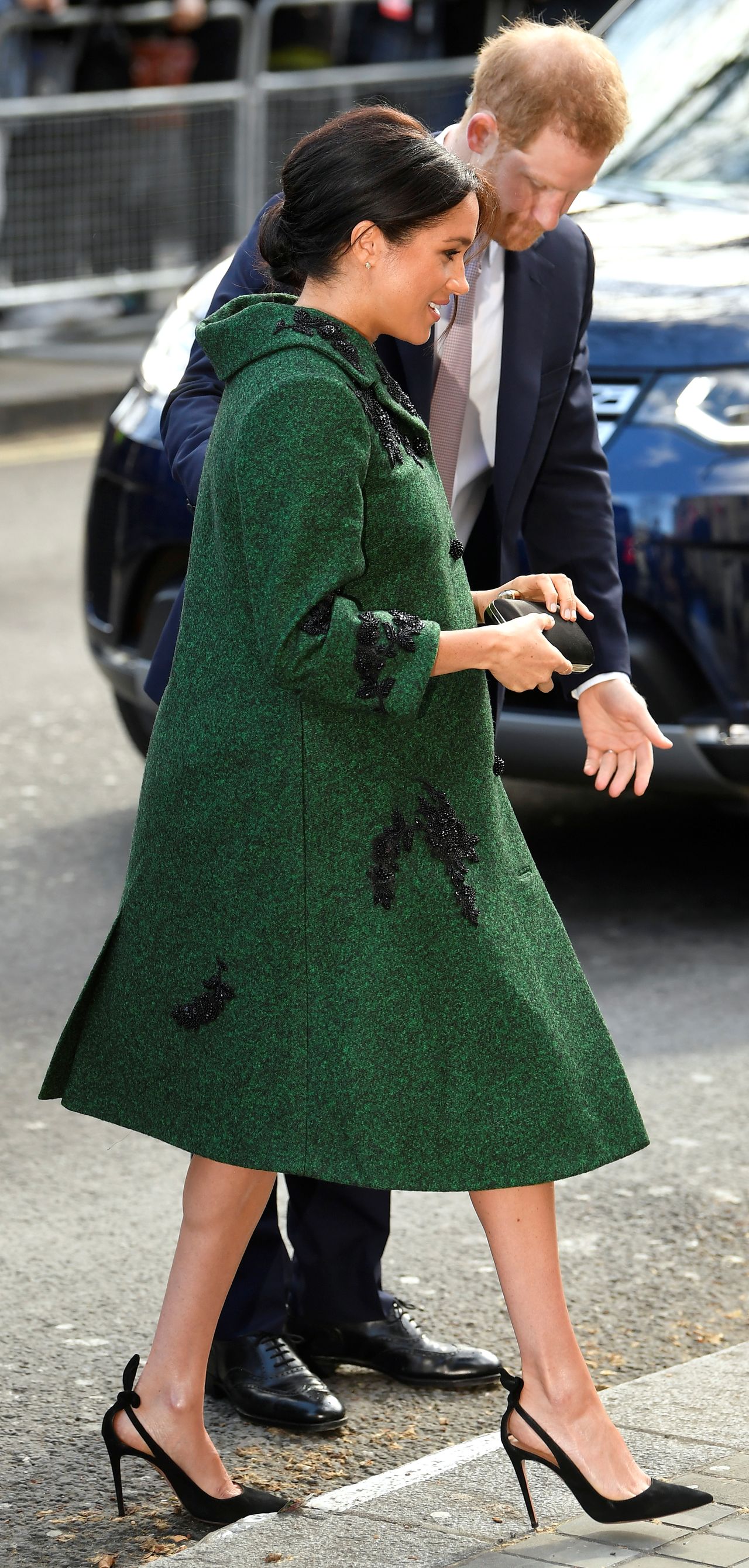 Britain's Prince Harry and Meghan, Duchess of Sussex attend a Commonwealth Day youth event in London