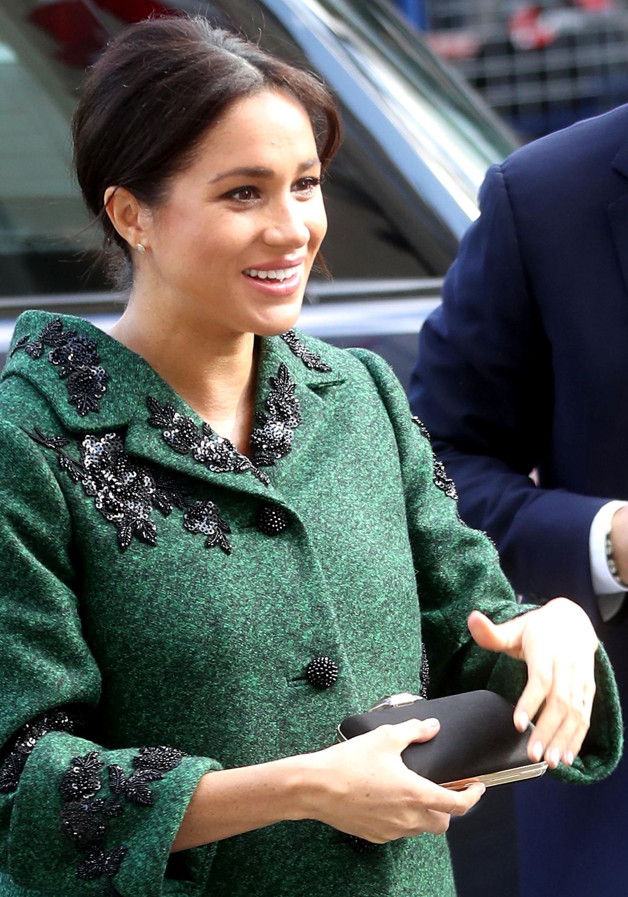 Britain's Prince Harry and Meghan, Duchess of Sussex attend a Commonwealth Day youth event in London