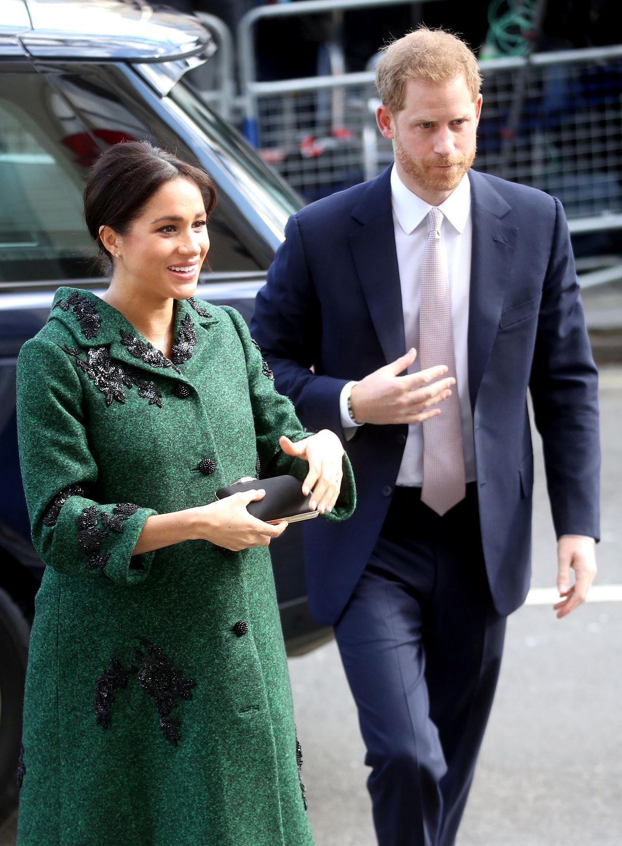 Britain's Prince Harry and Meghan, Duchess of Sussex attend a Commonwealth Day youth event in London