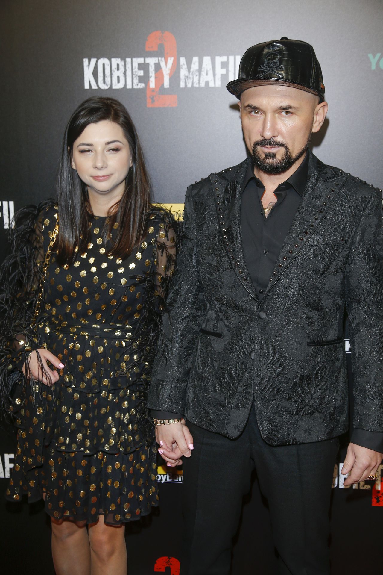 Patryk Vega z żoną