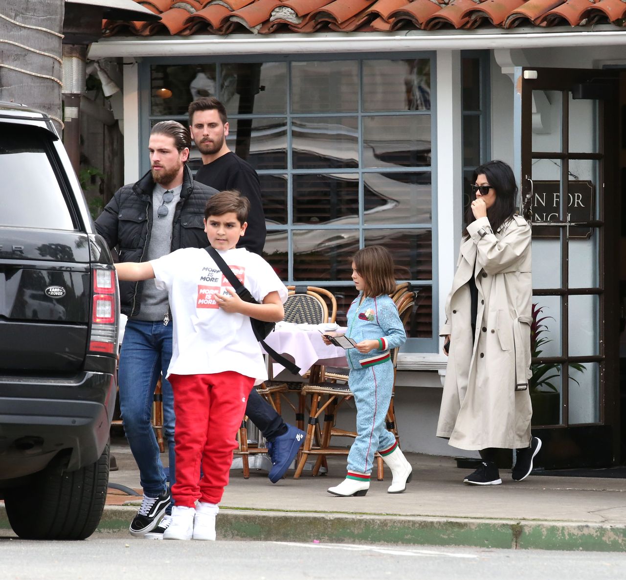 Scott Disick And Kourtney Kardashian Leave In Separate Cars After Lunch With Sofia In Santa Barbara