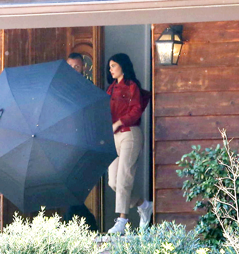 Kylie Jenner Puts Her Abs On Display While Bringing New BFF To Sunday Services