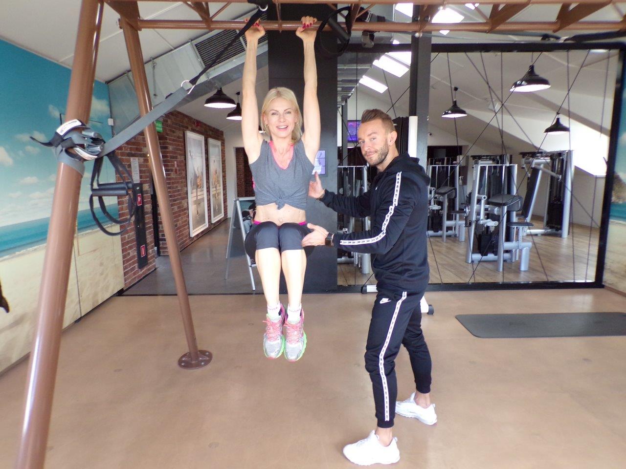 Karolina Nowakowska na siłowni