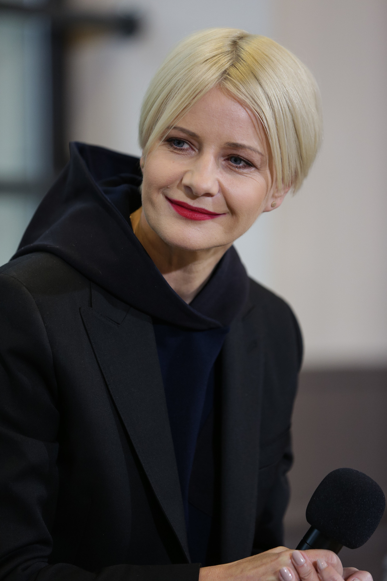 Małgorzata Kożuchowska na Off Camera Festiwalu w Krakowie w nowej fryzurze