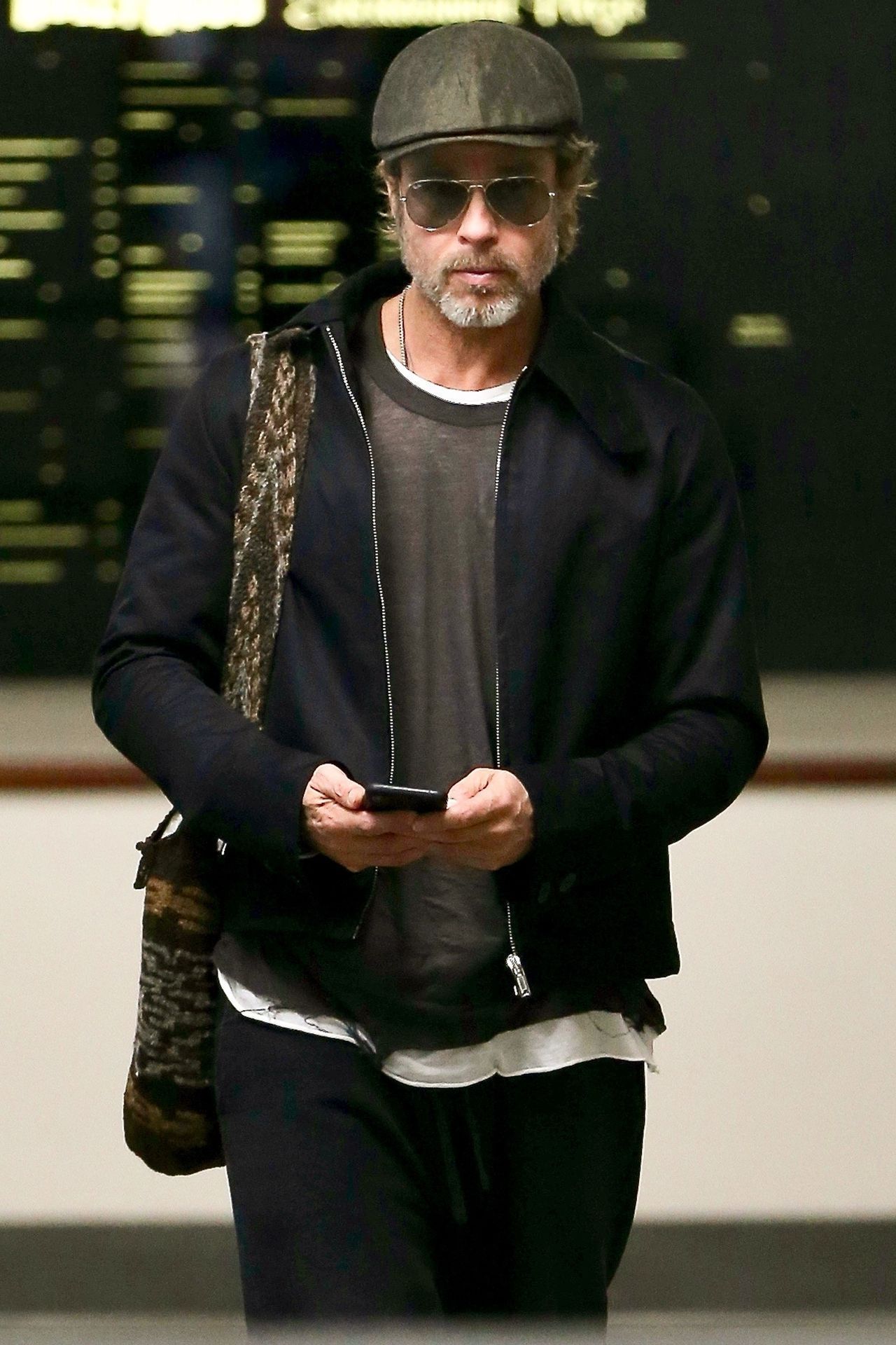 *EXCLUSIVE* Brad Pitt is seen for the first time since settling his child custody case with Angelina Jolie **WEB MUST CALL FOR PRICING** Brad Pitt