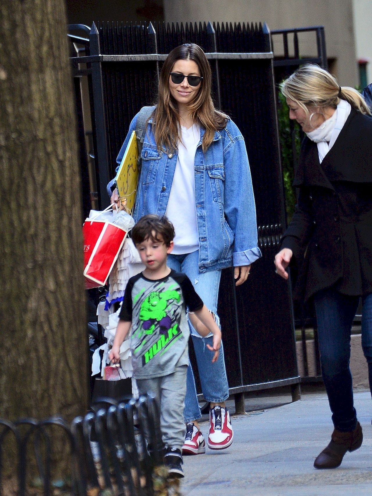 Jessica Biel z synem Silasem