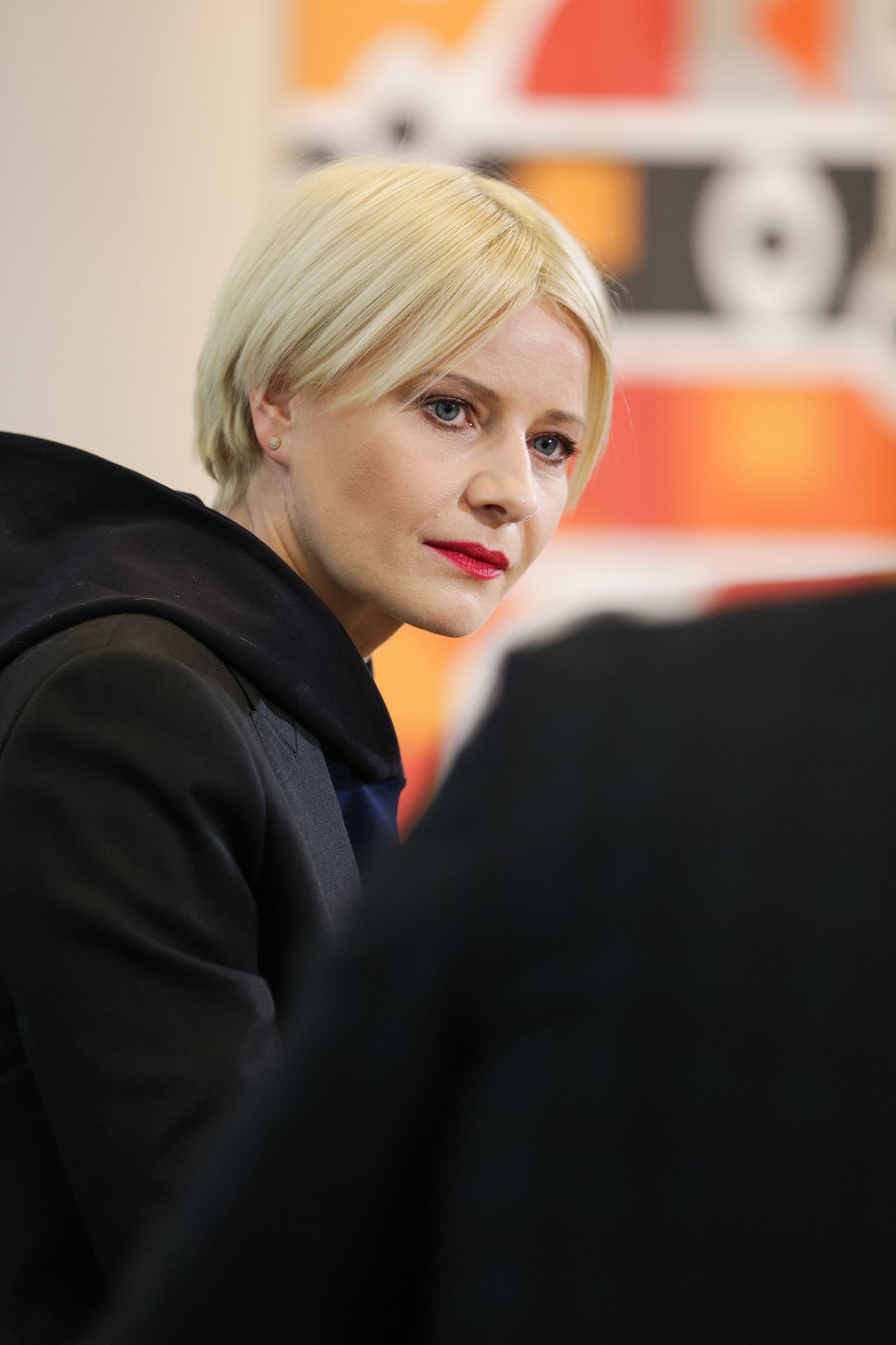 Małgorzata Kożuchowska na Off Camera Festiwalu w Krakowie w nowej fryzurze
