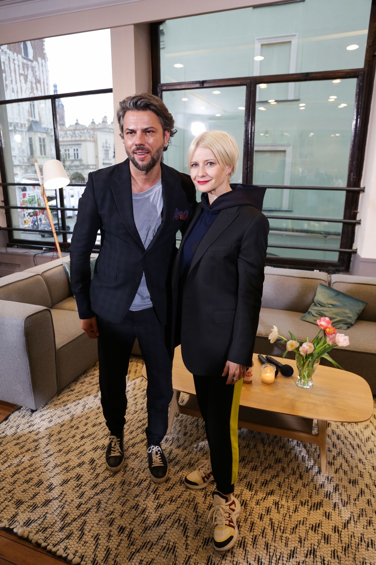 Małgorzata Kożuchowska na Off Camera Festiwalu w Krakowie w nowej fryzurze