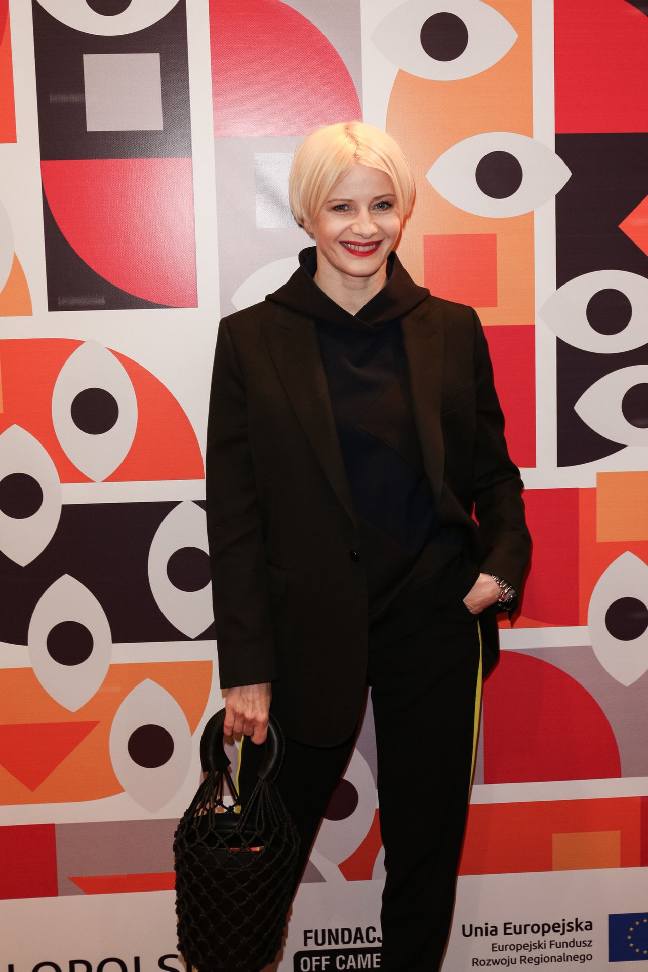 Małgorzata Kożuchowska na Off Camera Festiwalu w Krakowie w nowej fryzurze