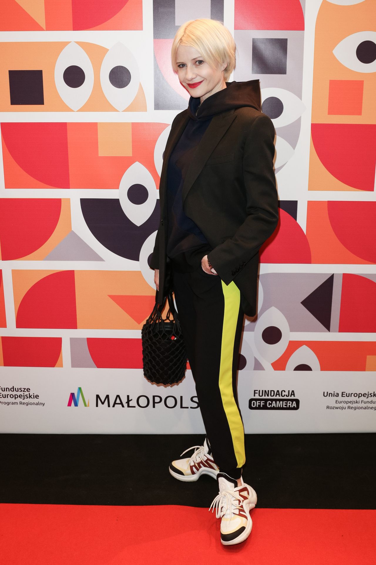 Małgorzata Kożuchowska na Off Camera Festiwalu w Krakowie w nowej fryzurze