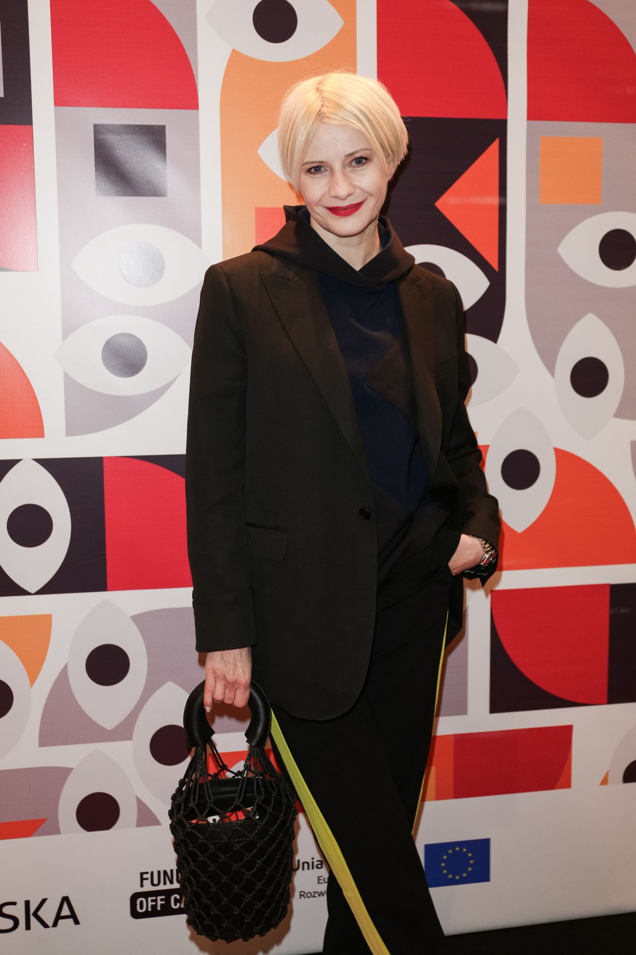 Małgorzata Kożuchowska na Off Camera Festiwalu w Krakowie w nowej fryzurze