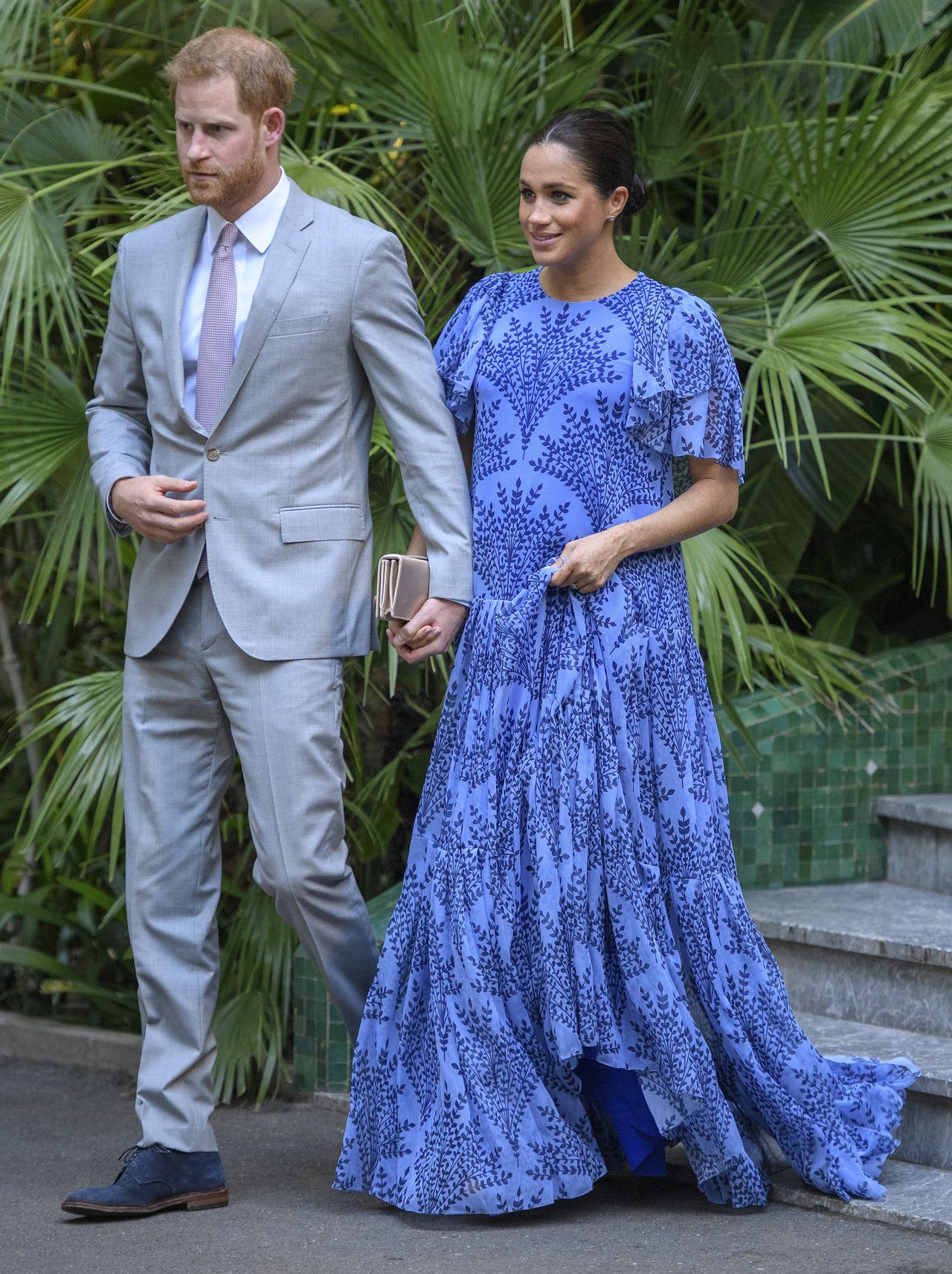 Harry and Meghan are received by HM The King of Morocco