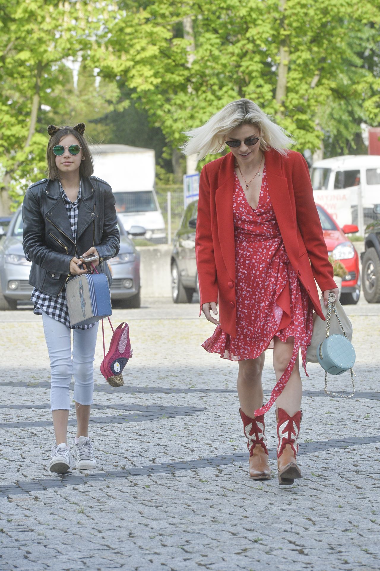 Natasza Urbańska z córką Kaliną