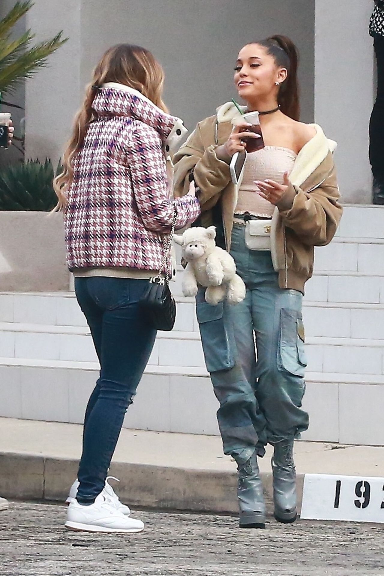 *EXCLUSIVE* Ariana Grande celebrates her album hitting #1 at a party in Beverly Hills Ariana Grande