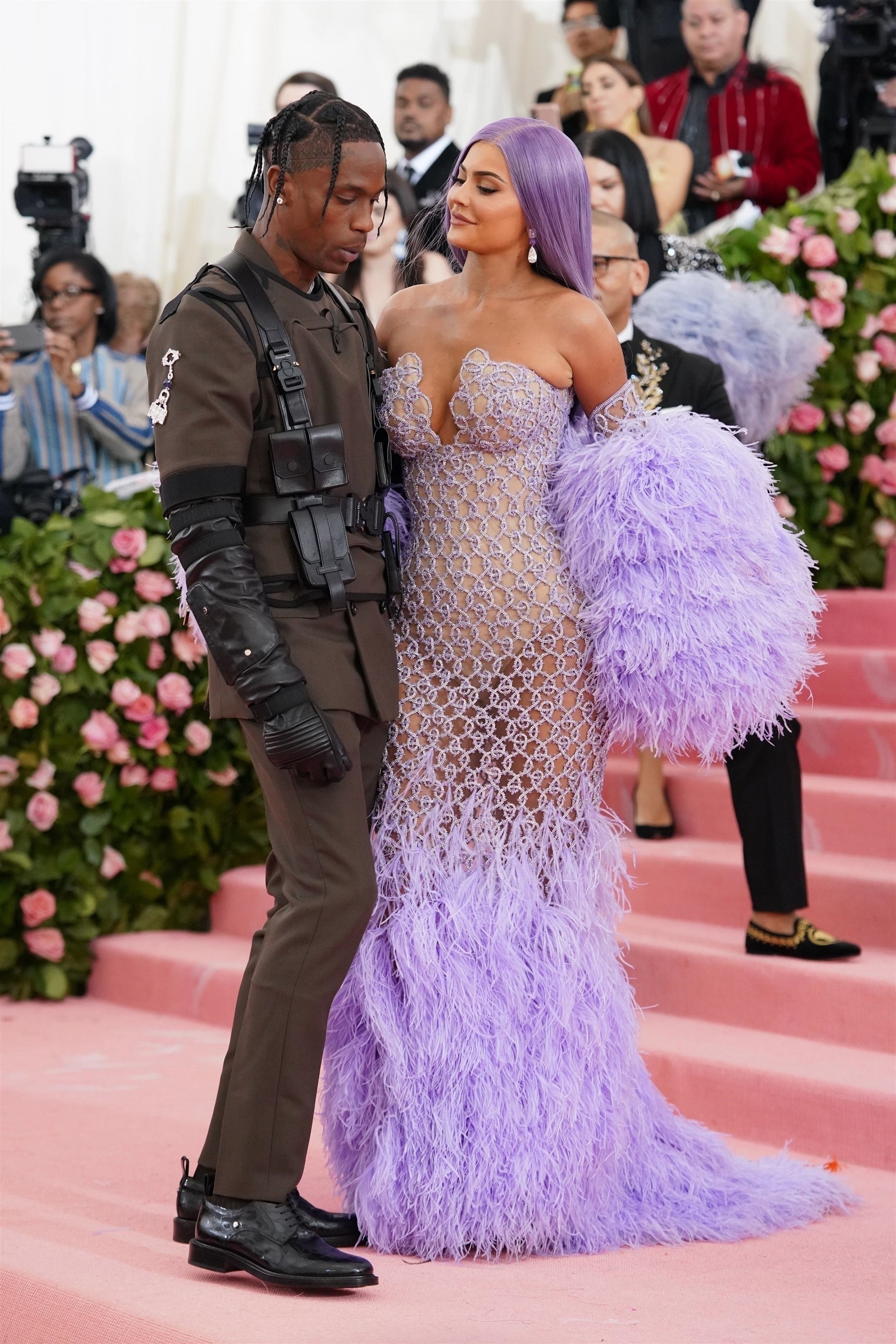 Celebrities look stunning as they step out for the Met Gala Travis Scott, Kylie Jenner
