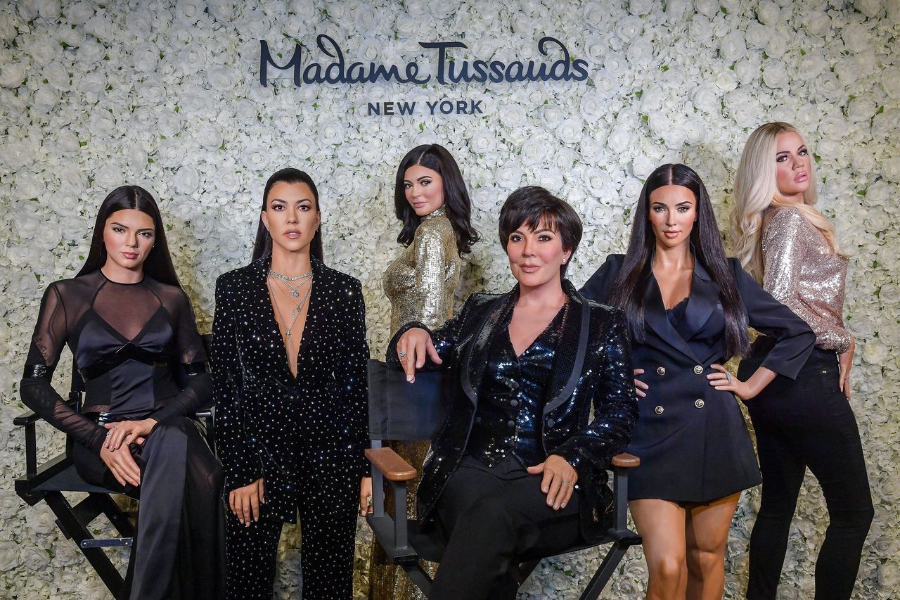 Klan Kardashian - Jenner w muzeum figur woskowych Klan Kardashian - Jenner w muzeum figur woskowych