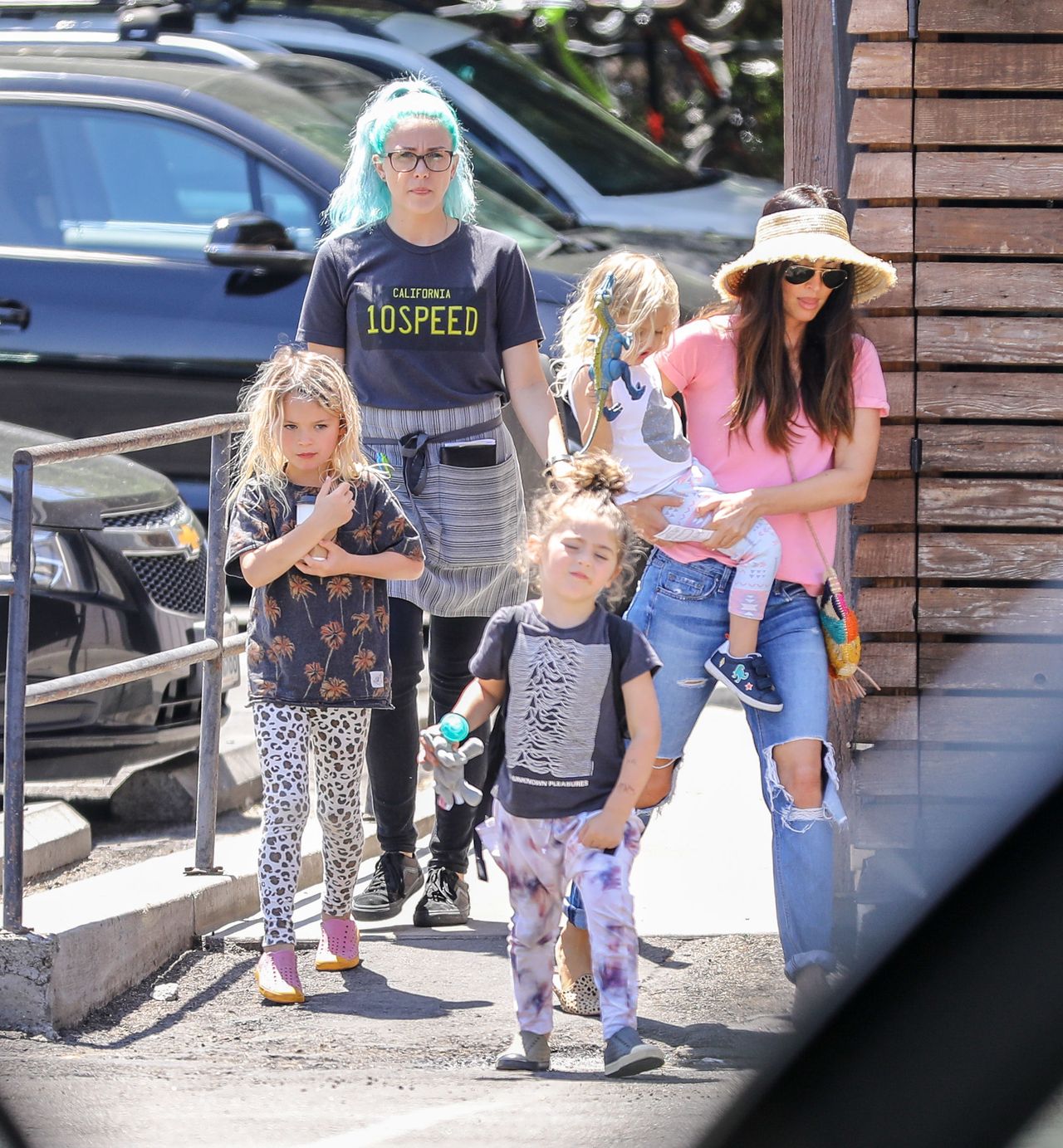 PREMIUM EXCLUSIVE Single Megan Fox spends Mother's Day with the kids