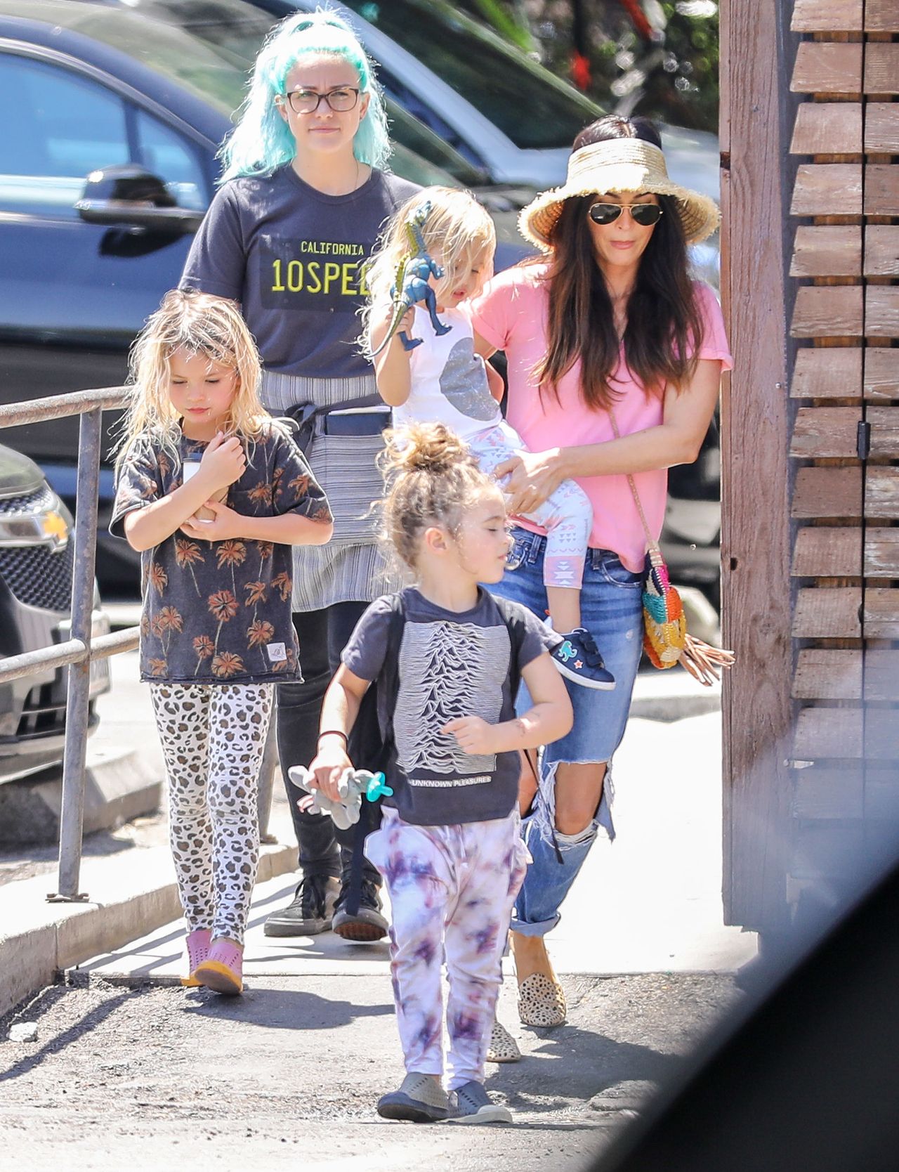 PREMIUM EXCLUSIVE Single Megan Fox spends Mother's Day with the kids