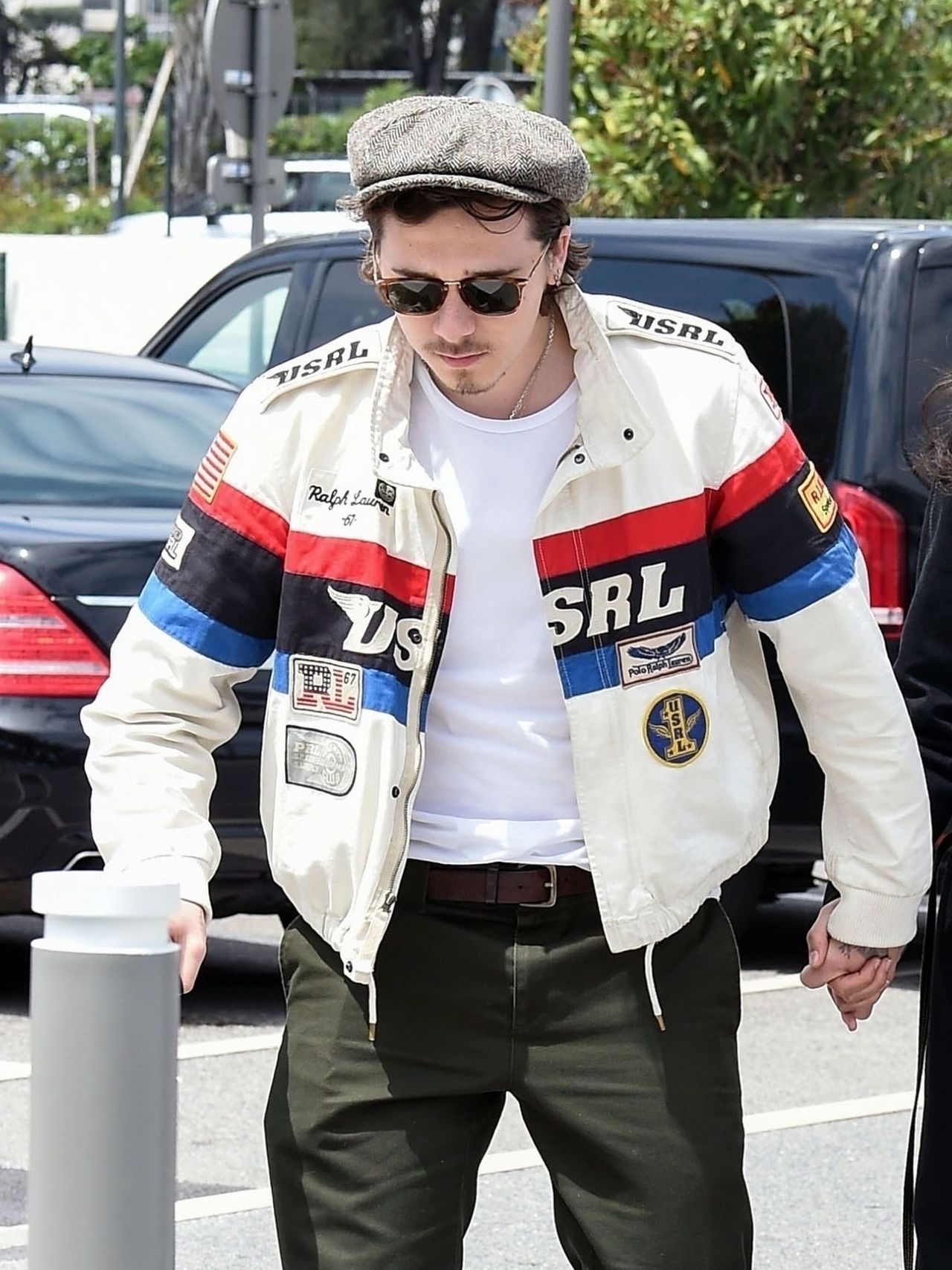 *EXCLUSIVE* WEB MUST CALL FOR PRICING  - David and Victoria Beckham's oldest son Brooklyn Beckham and girlfriend Hana Cross spotted in Cannes.