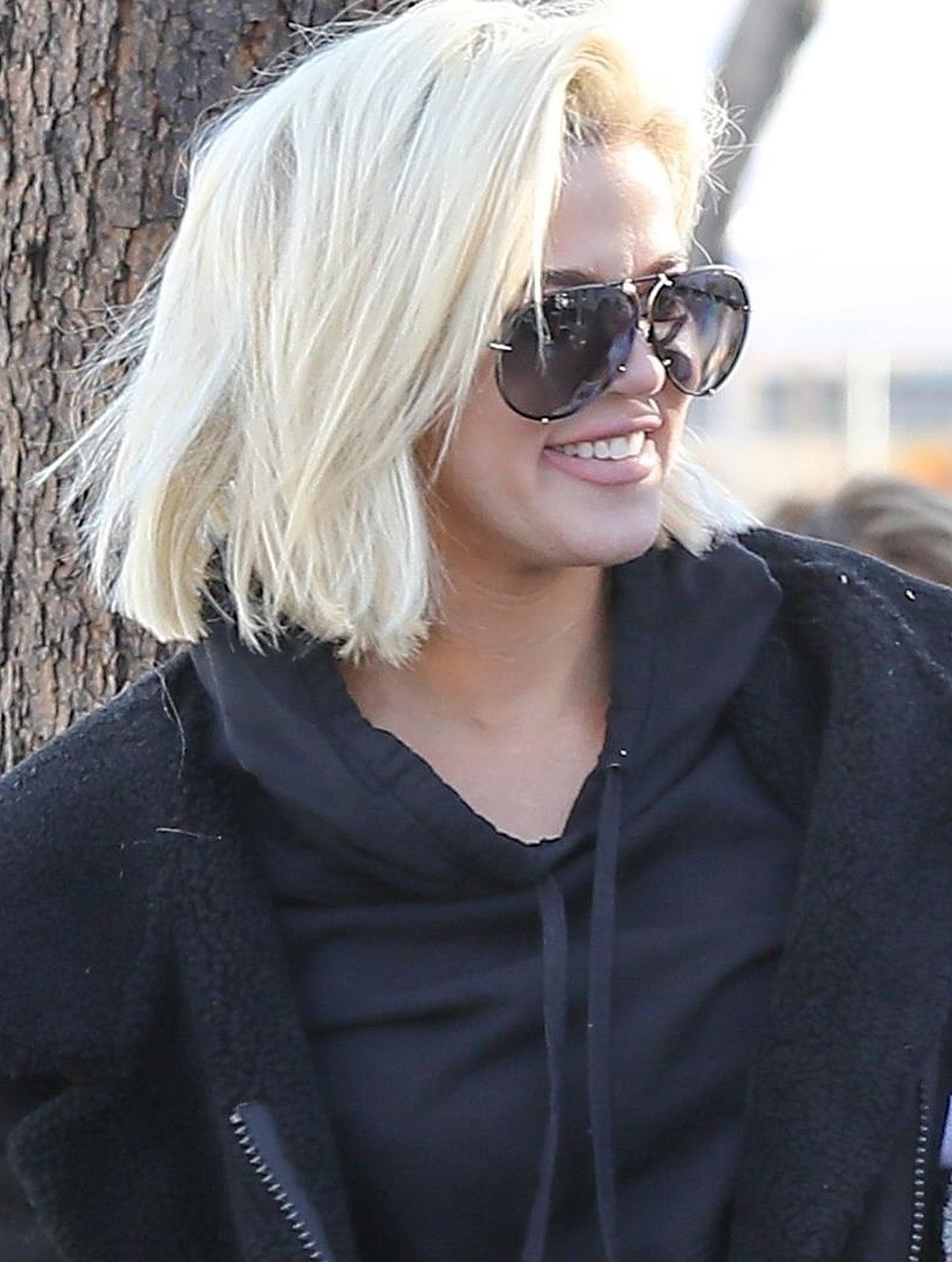 *EXCLUSIVE* Khloe Kardashian takes her baby True to the farmer's market Khloe Kardashian