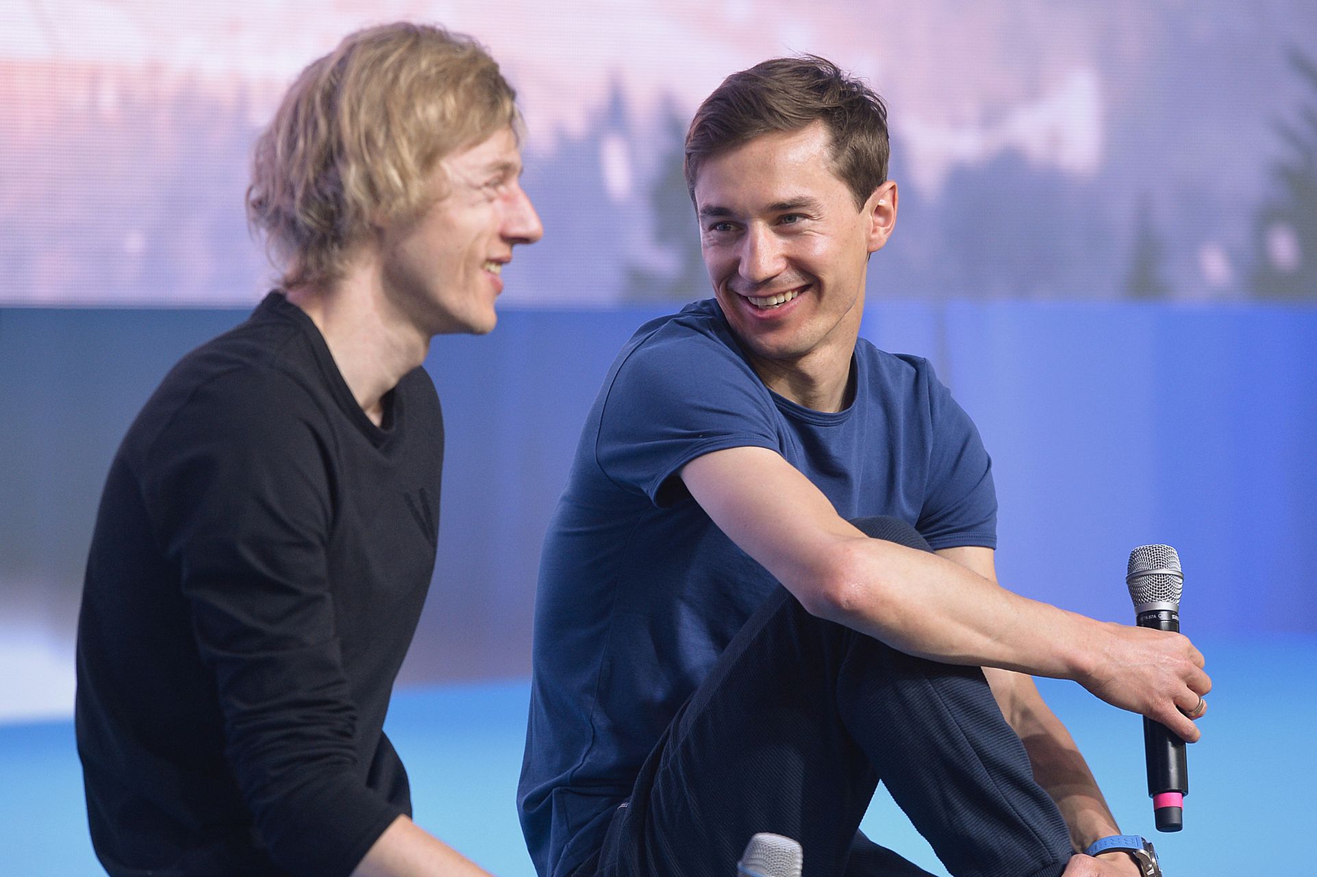 scena z: Dawid Kubacki, Kamil Stoch, SK:, , fot. Piętka Mieszko/AKPA