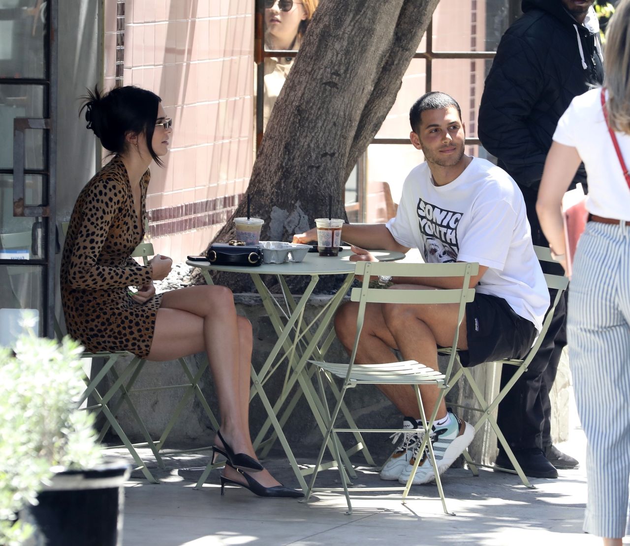 *EXCLUSIVE* Kendall Jenner makes leopard the new black! Kendall Jenner, Fai Khadra