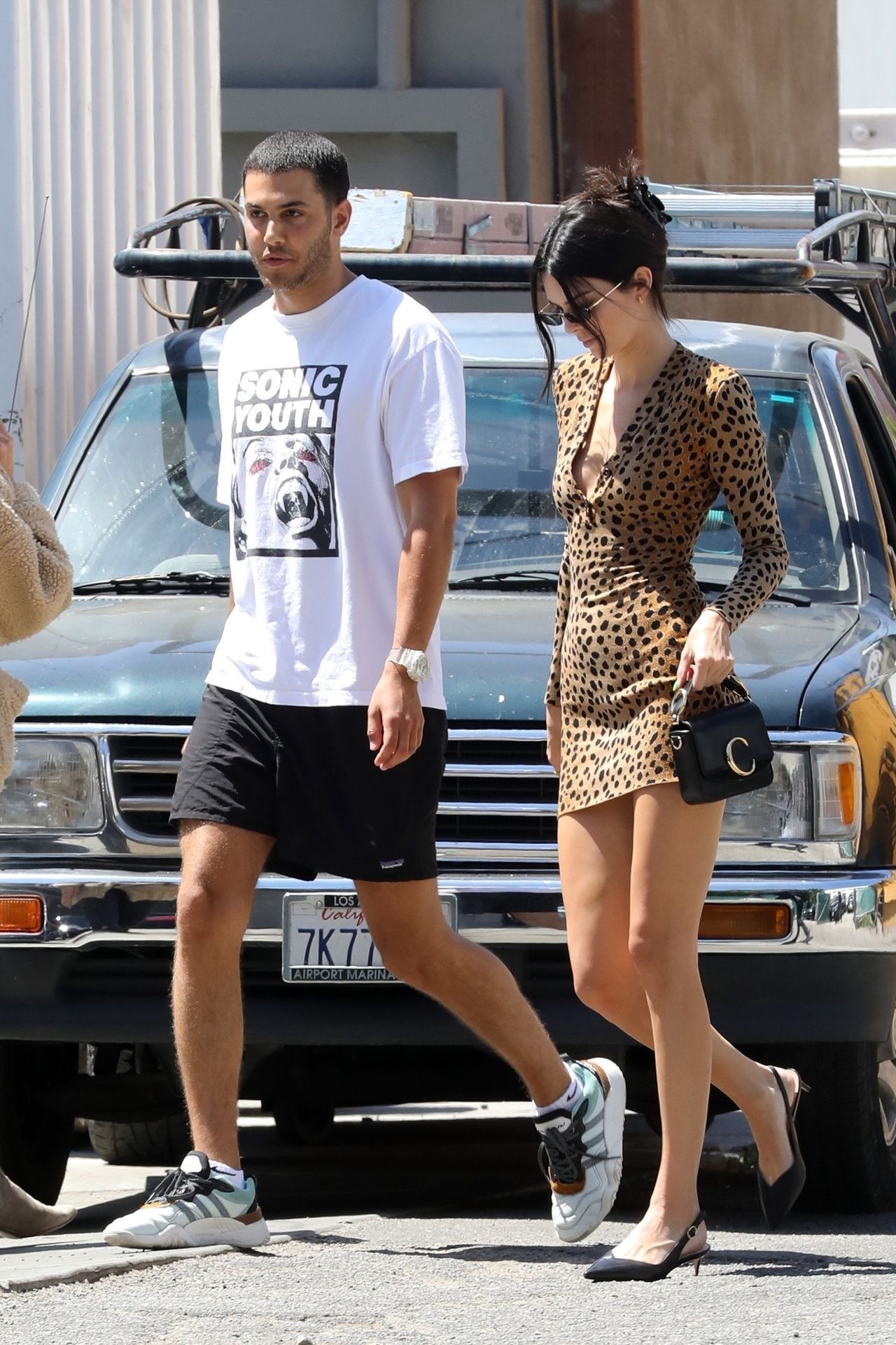 *EXCLUSIVE* Kendall Jenner makes leopard the new black! Kendall Jenner, Fai Khadra