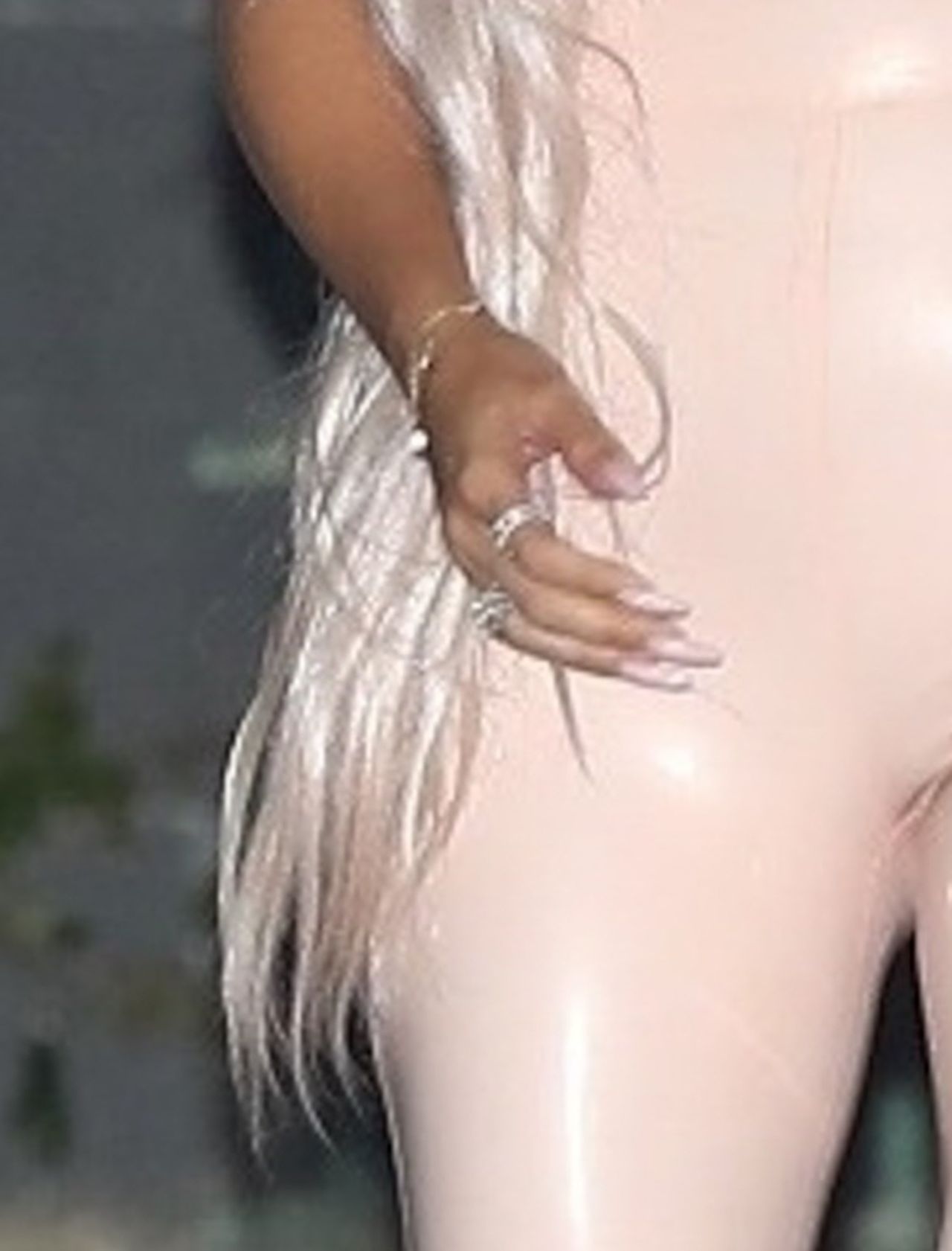 Khloe Kardashian leaving the Kylie Skin launch event