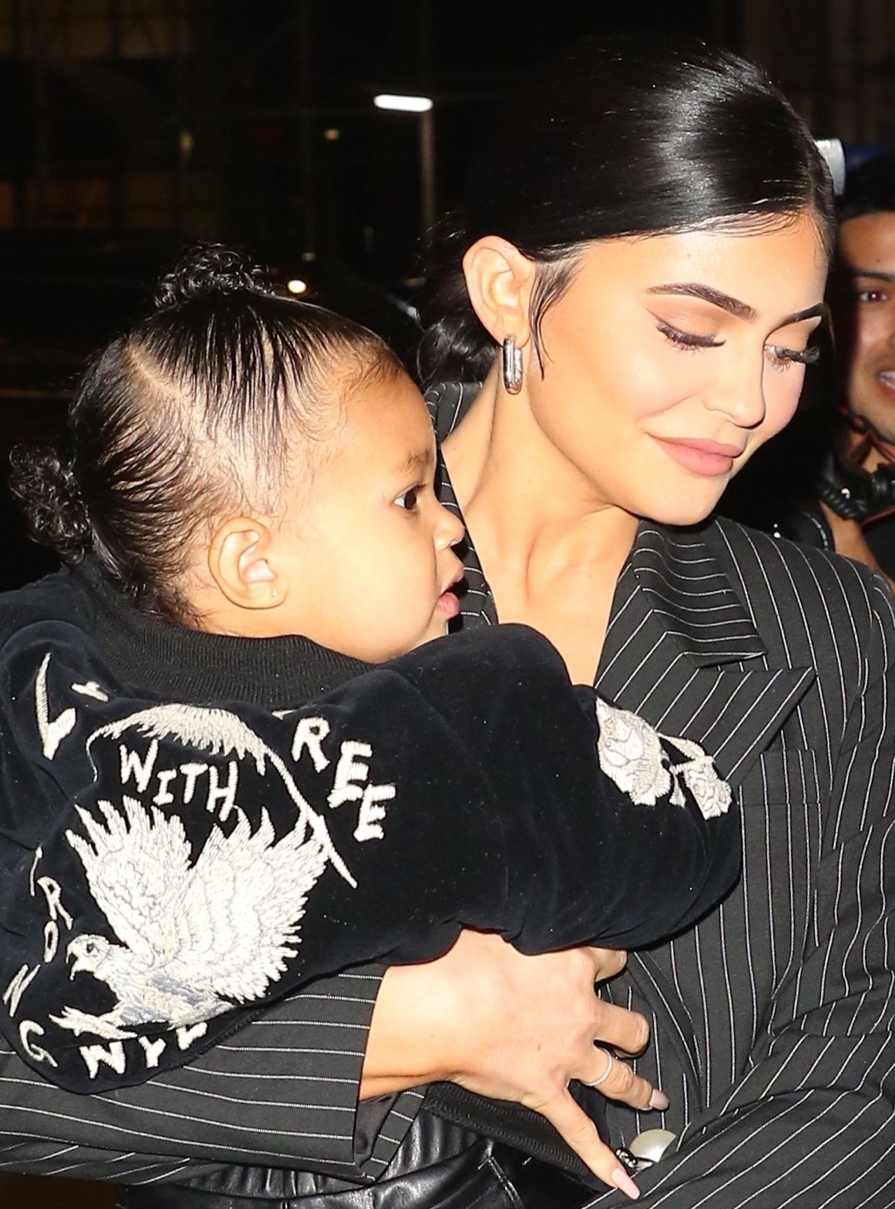 Kylie Jenner takes adorable baby Stormi out to dinner at Nobu in NYC