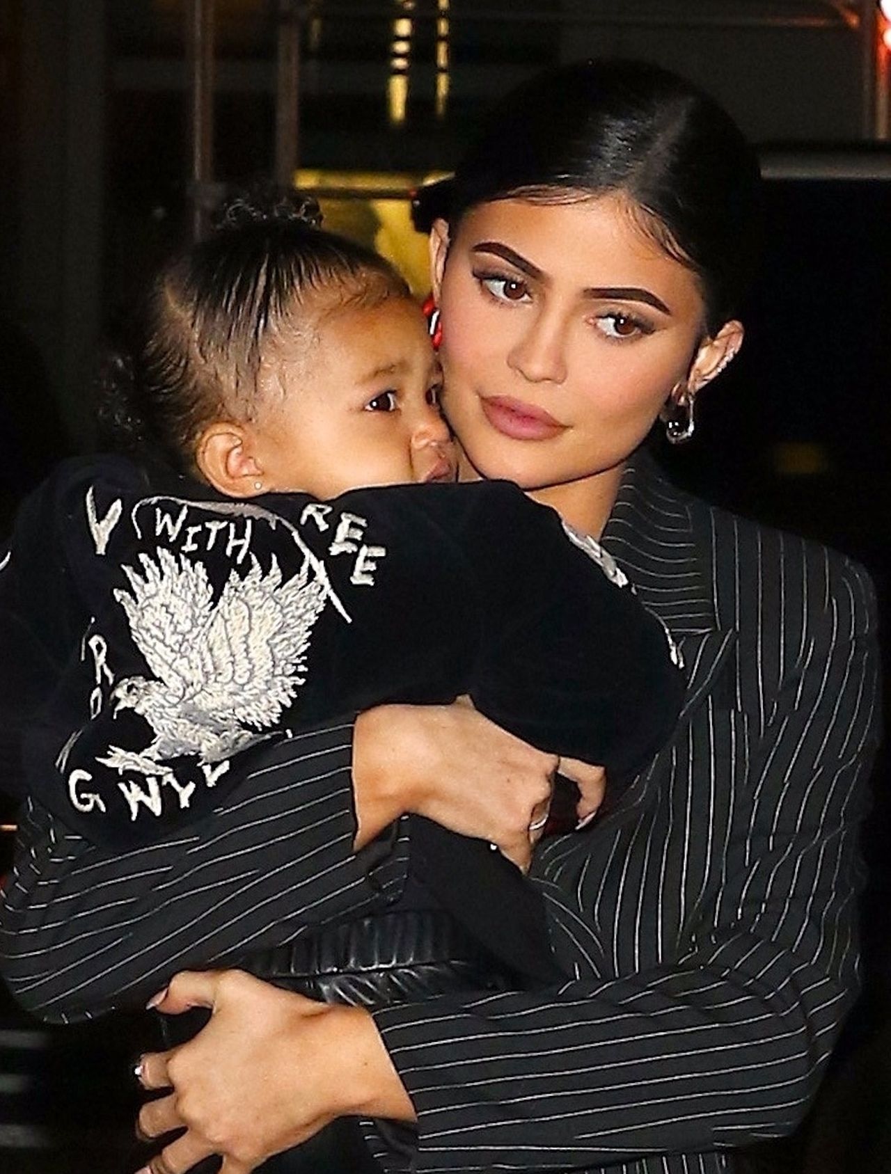 Kylie Jenner takes adorable baby Stormi out to dinner at Nobu in NYC