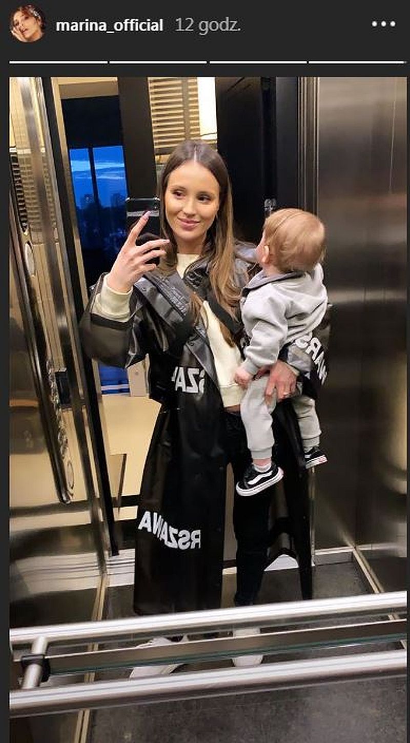 Marina z synem Liamem