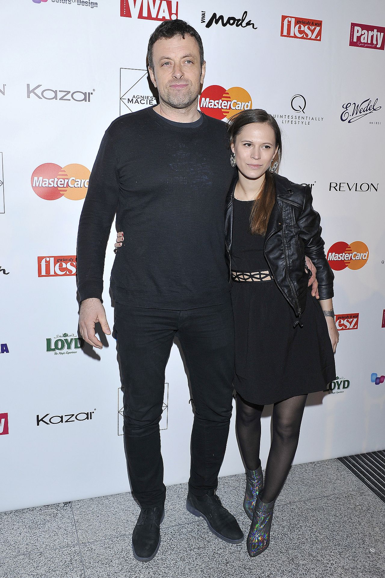 Tymon Tymański z żoną Marią